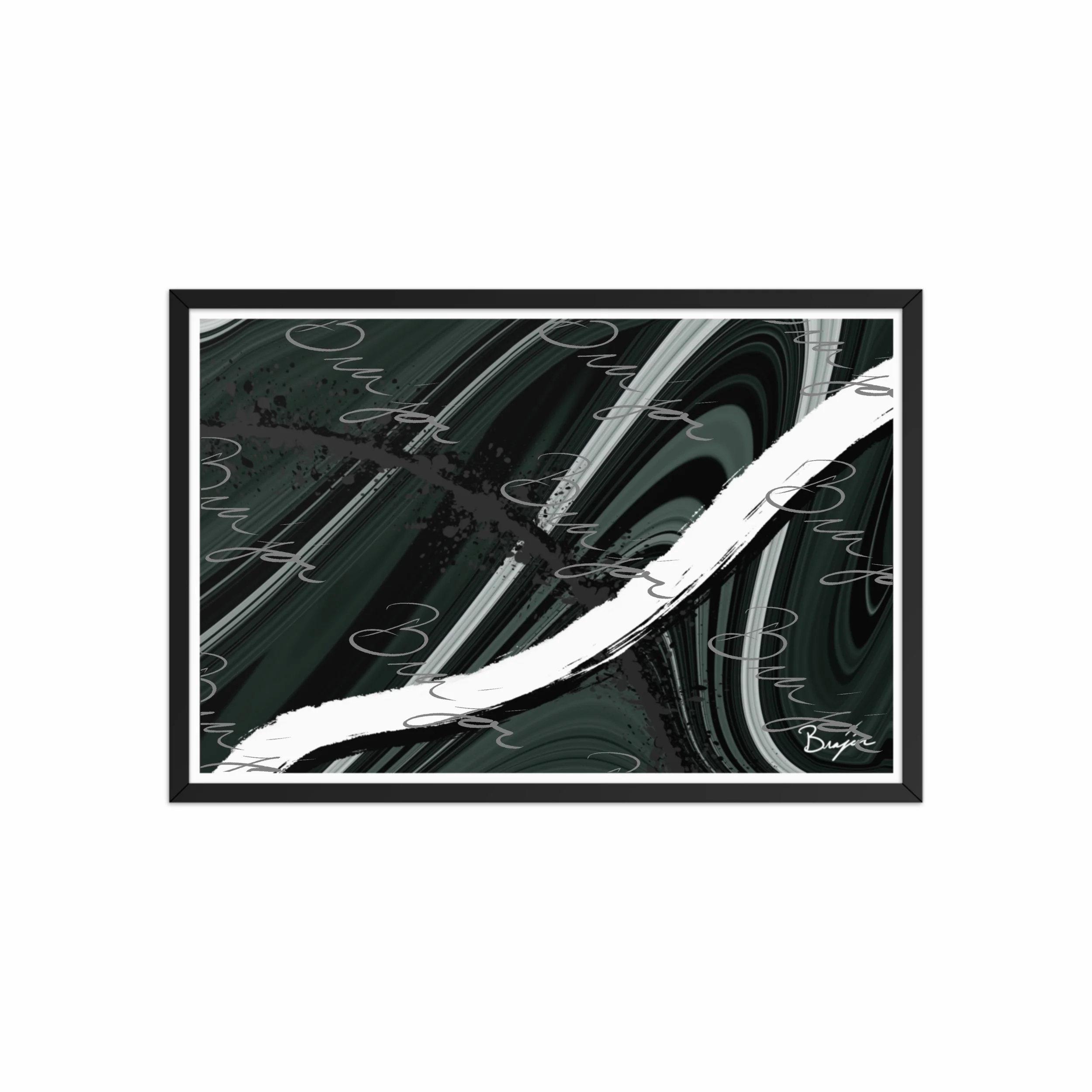 Framed Artwork - Title: High