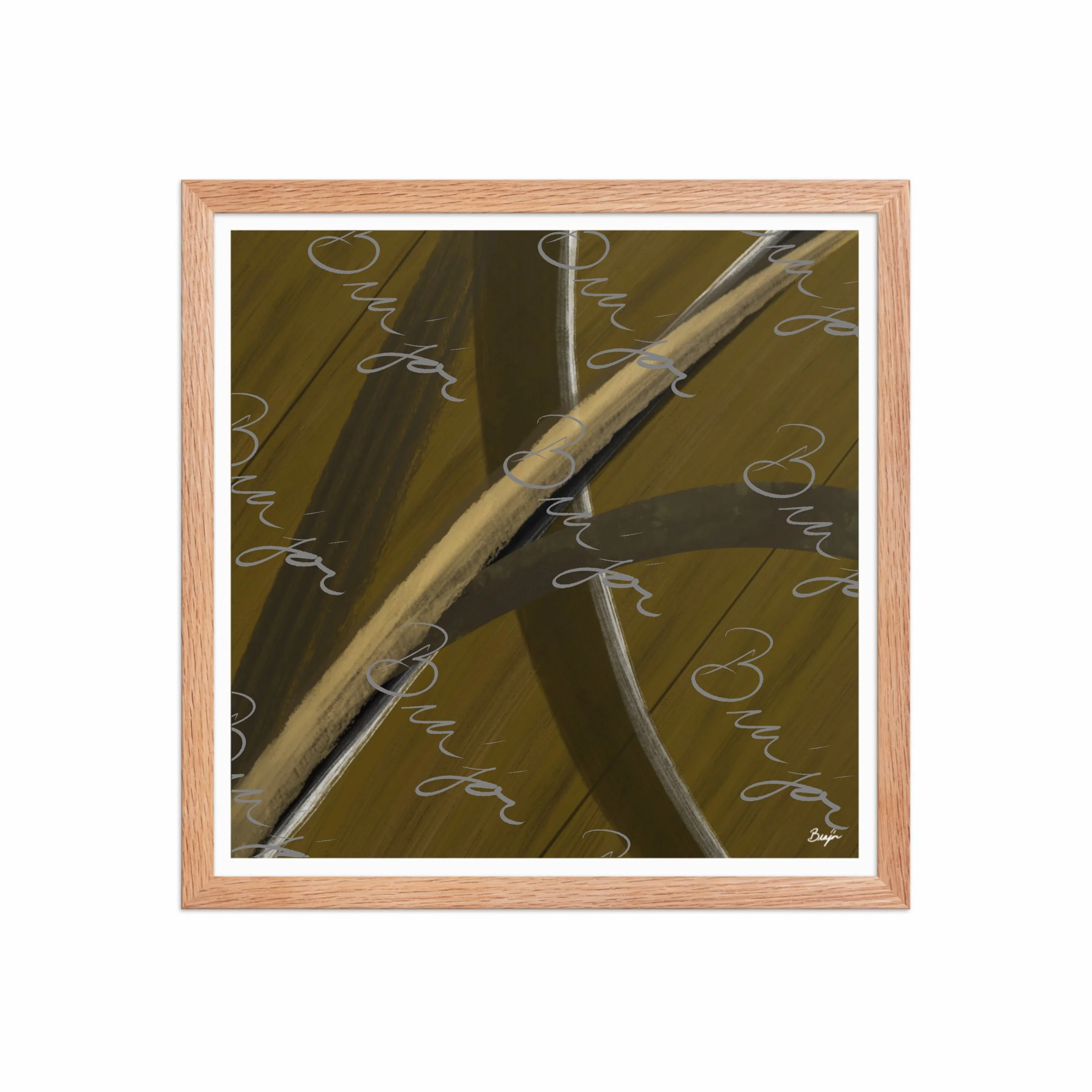 Framed Artwork - Title: Parting