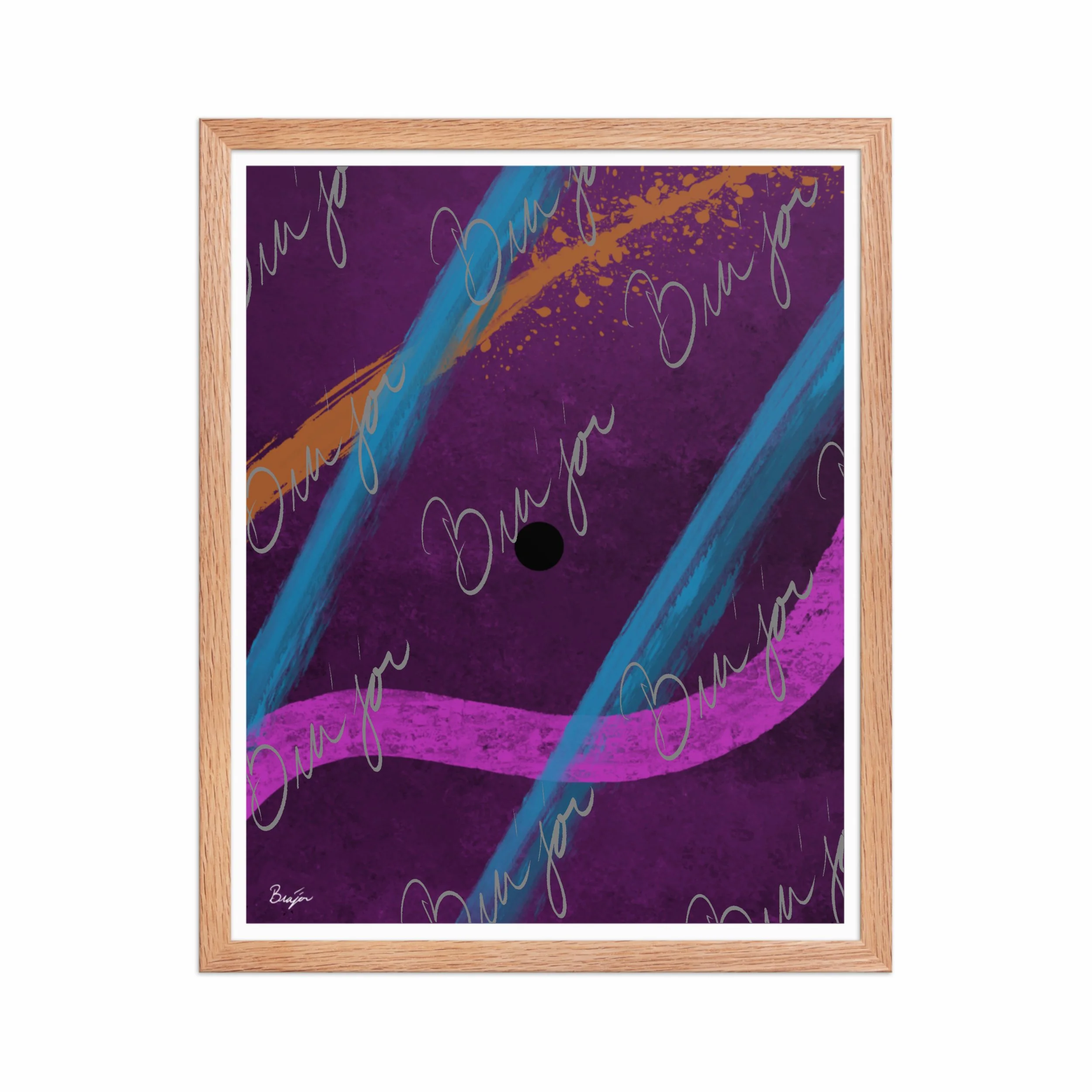 Framed Artwork - Title: Absent