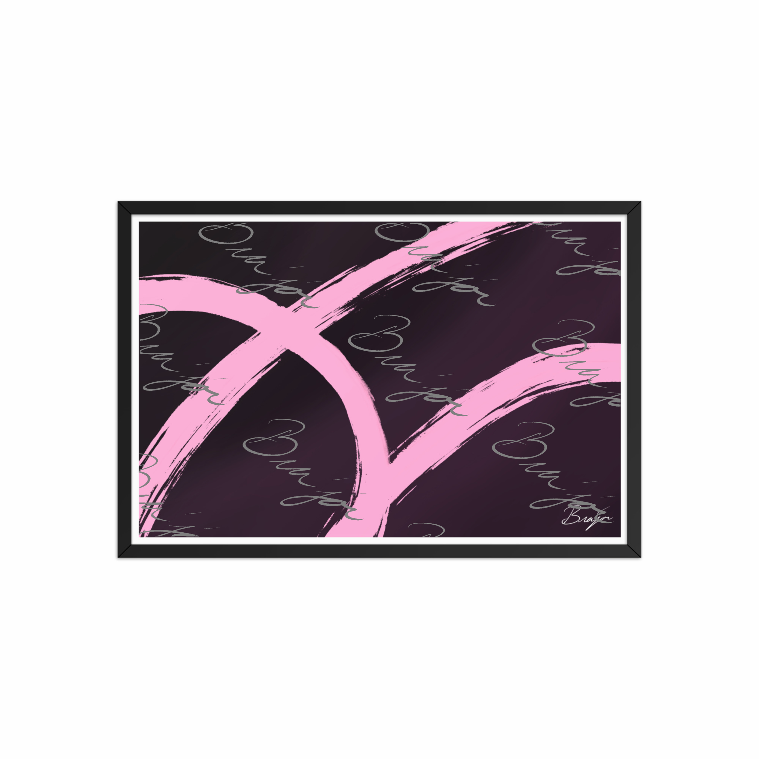 Framed Artwork - Title: Sentiment