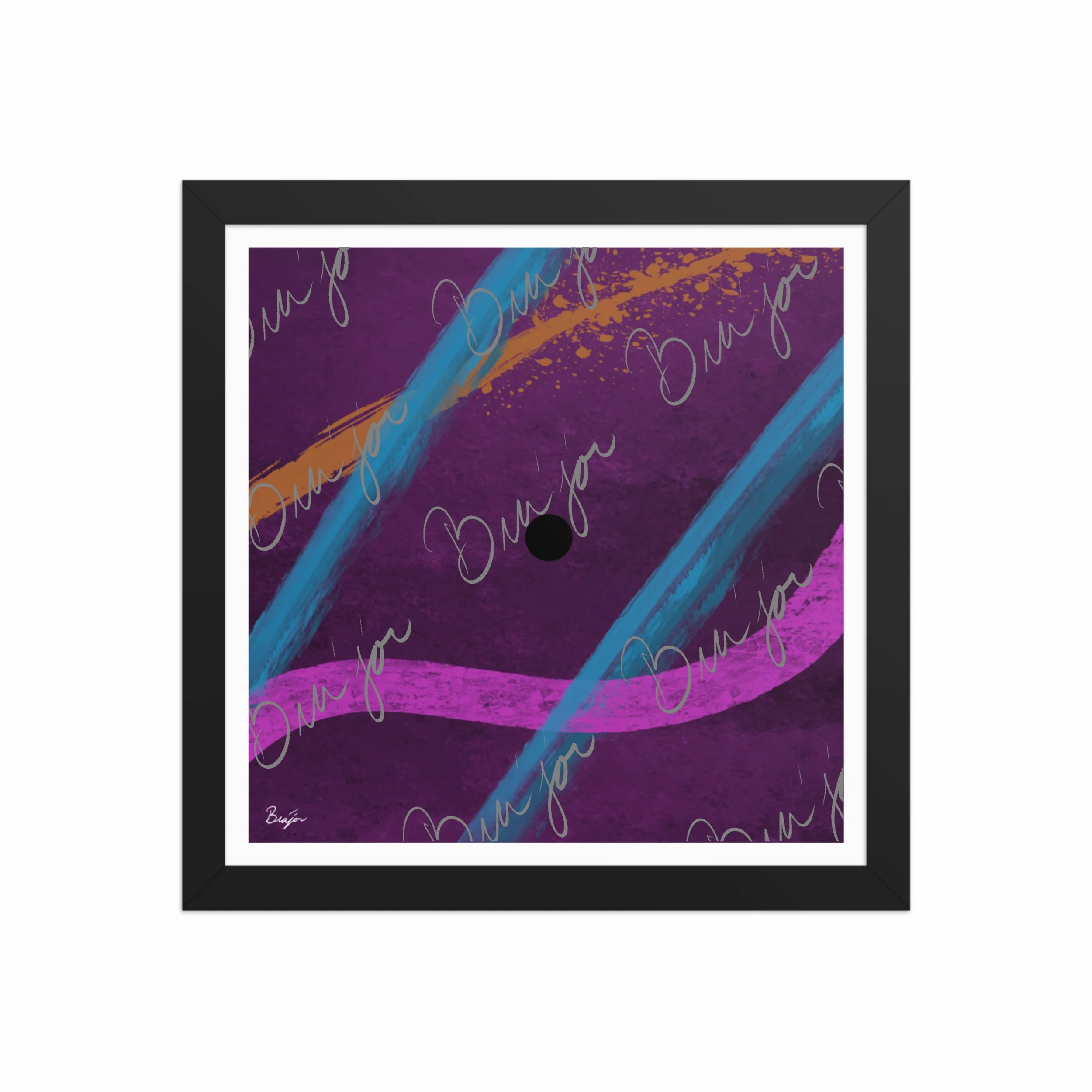 Framed Artwork - Title: Absent