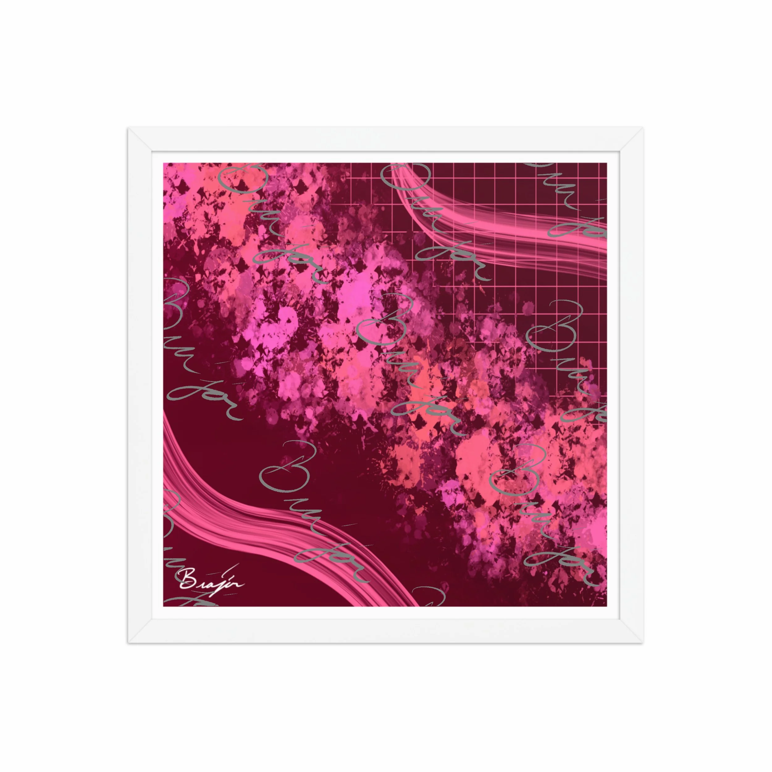 Framed Artwork - Title: Soft