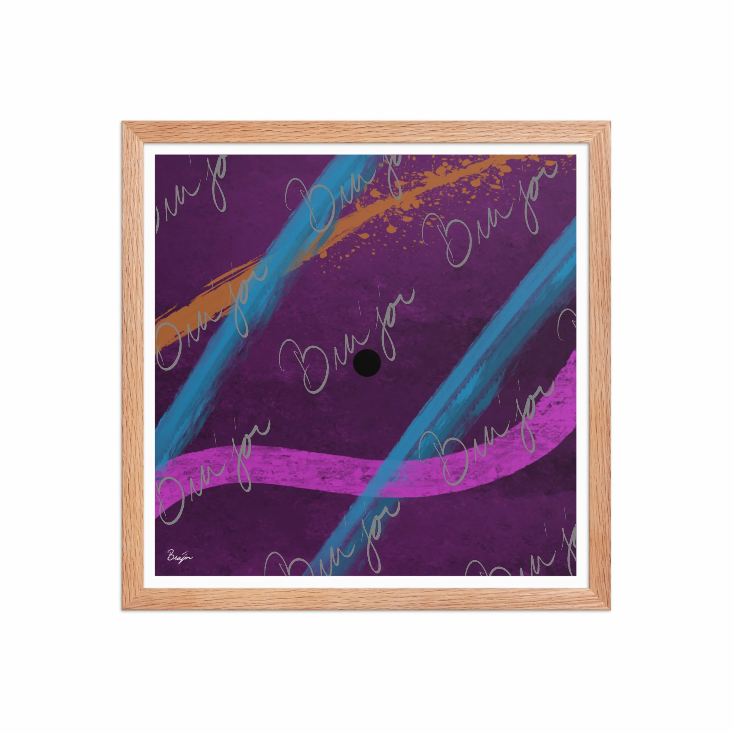 Framed Artwork - Title: Absent