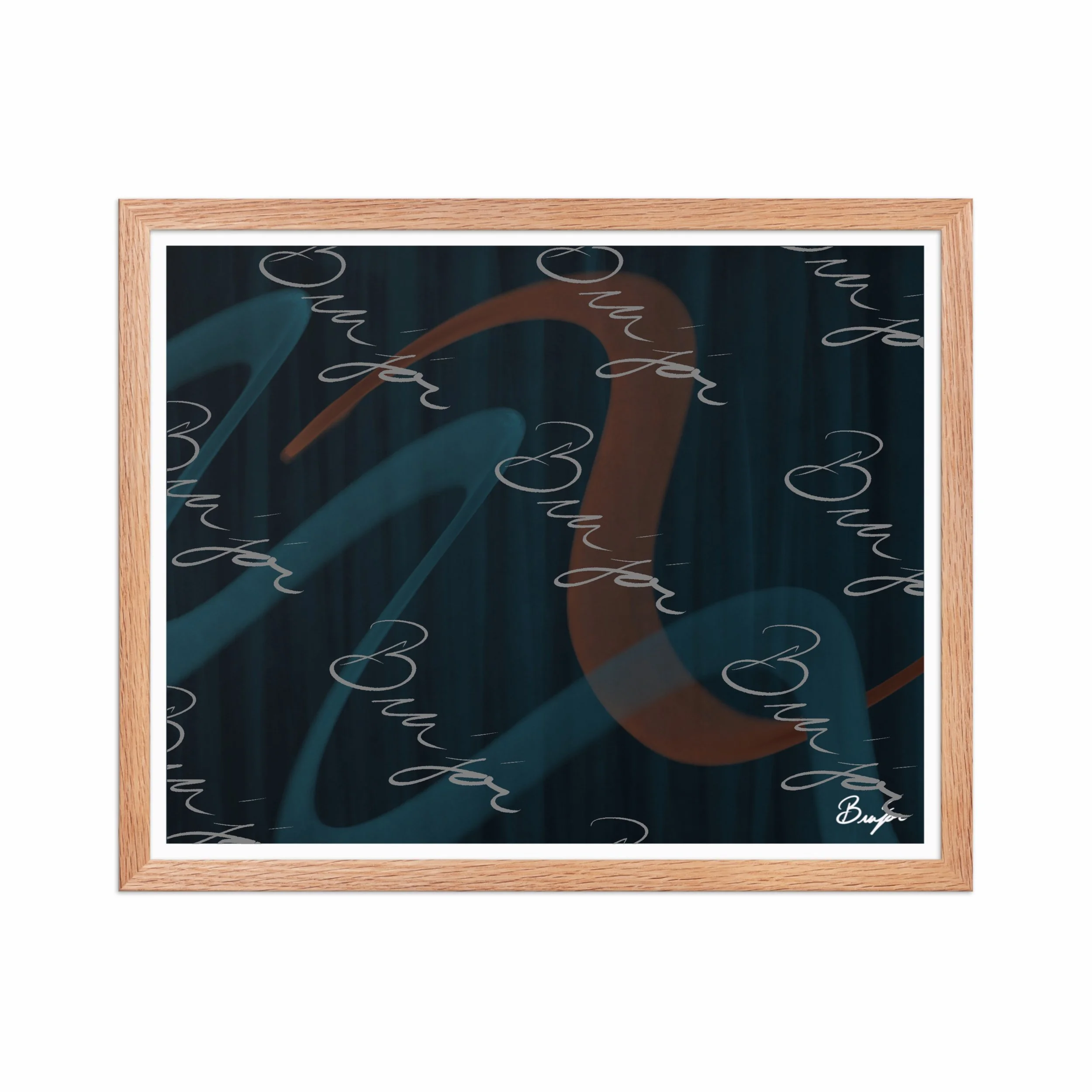 Framed Artwork - Title: Act