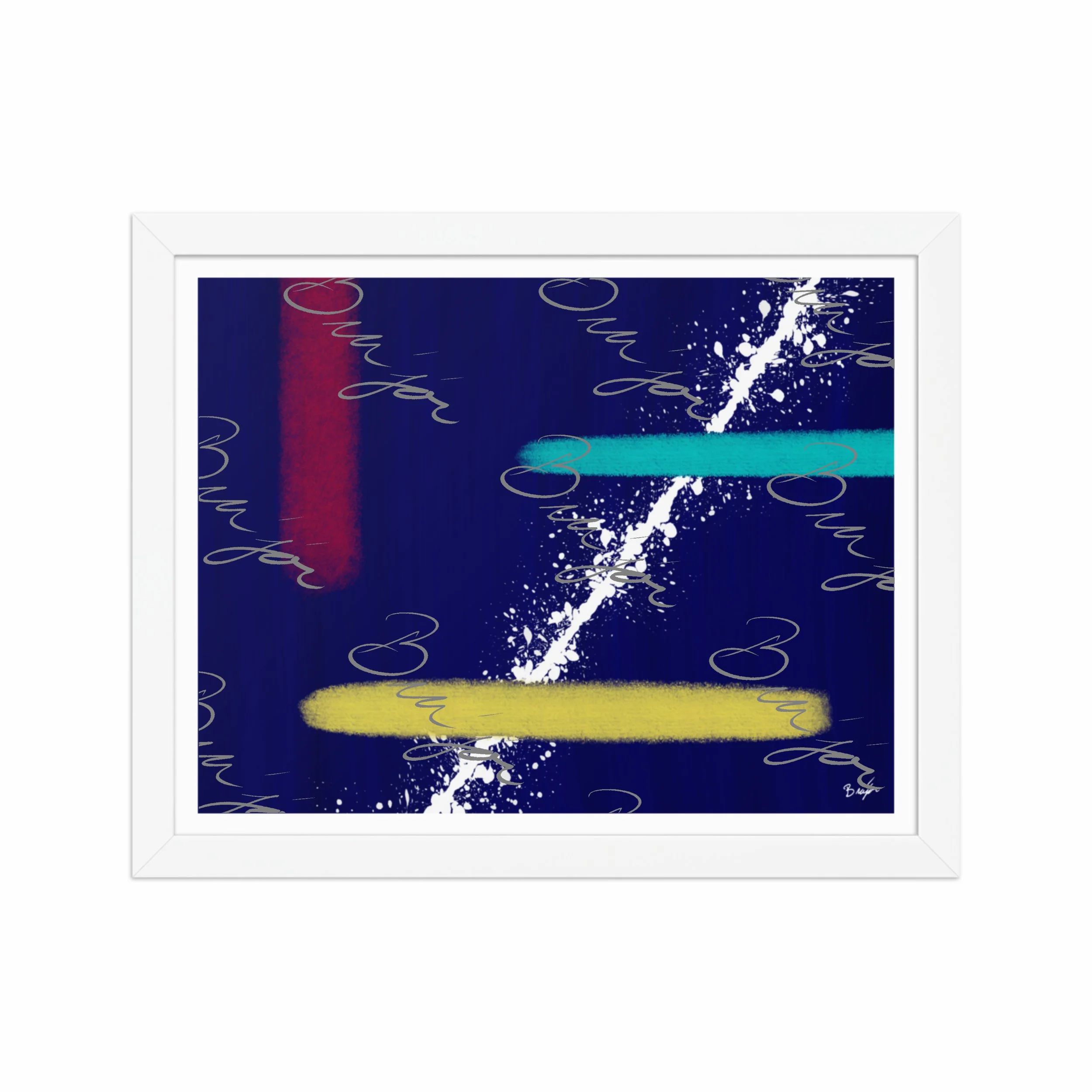 Framed Artwork - Title: Act II