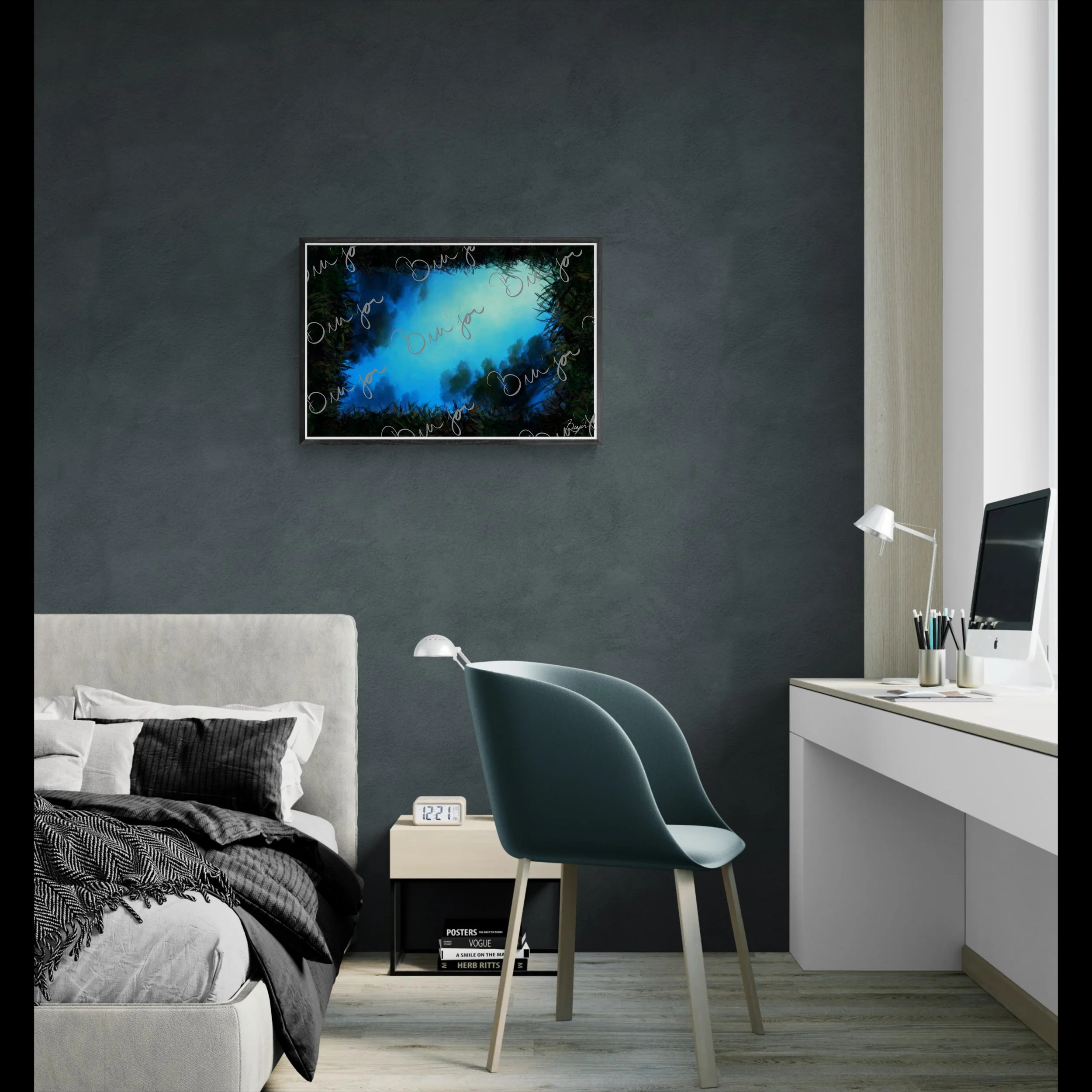 Framed Artwork - Title: Look Up