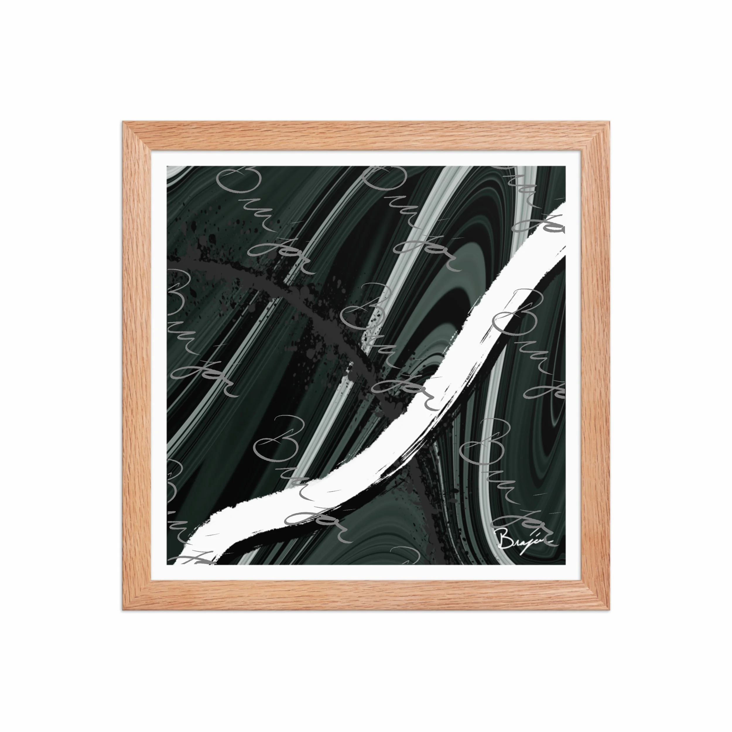 Framed Artwork - Title: High