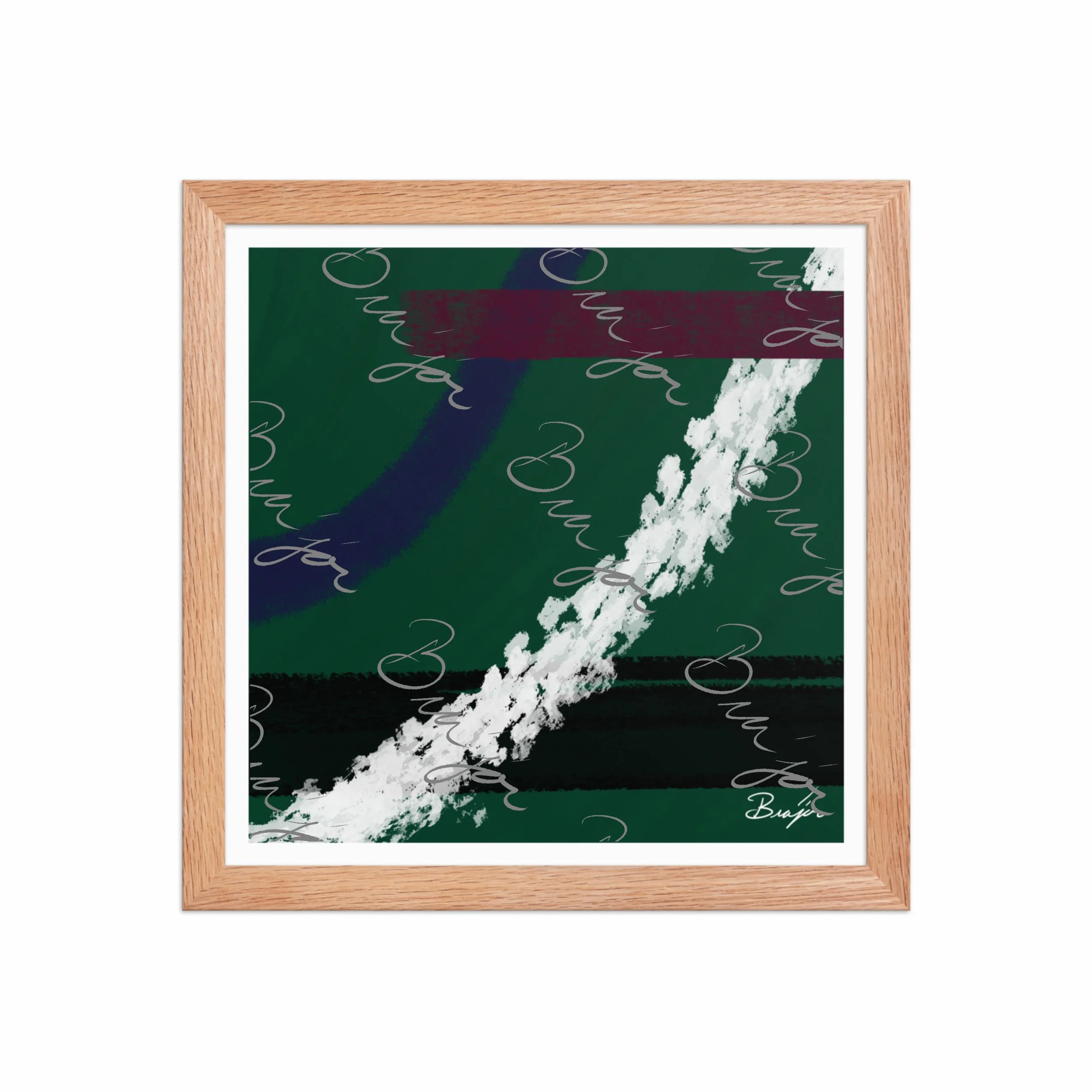 Framed Artwork - Title: Reconstruct