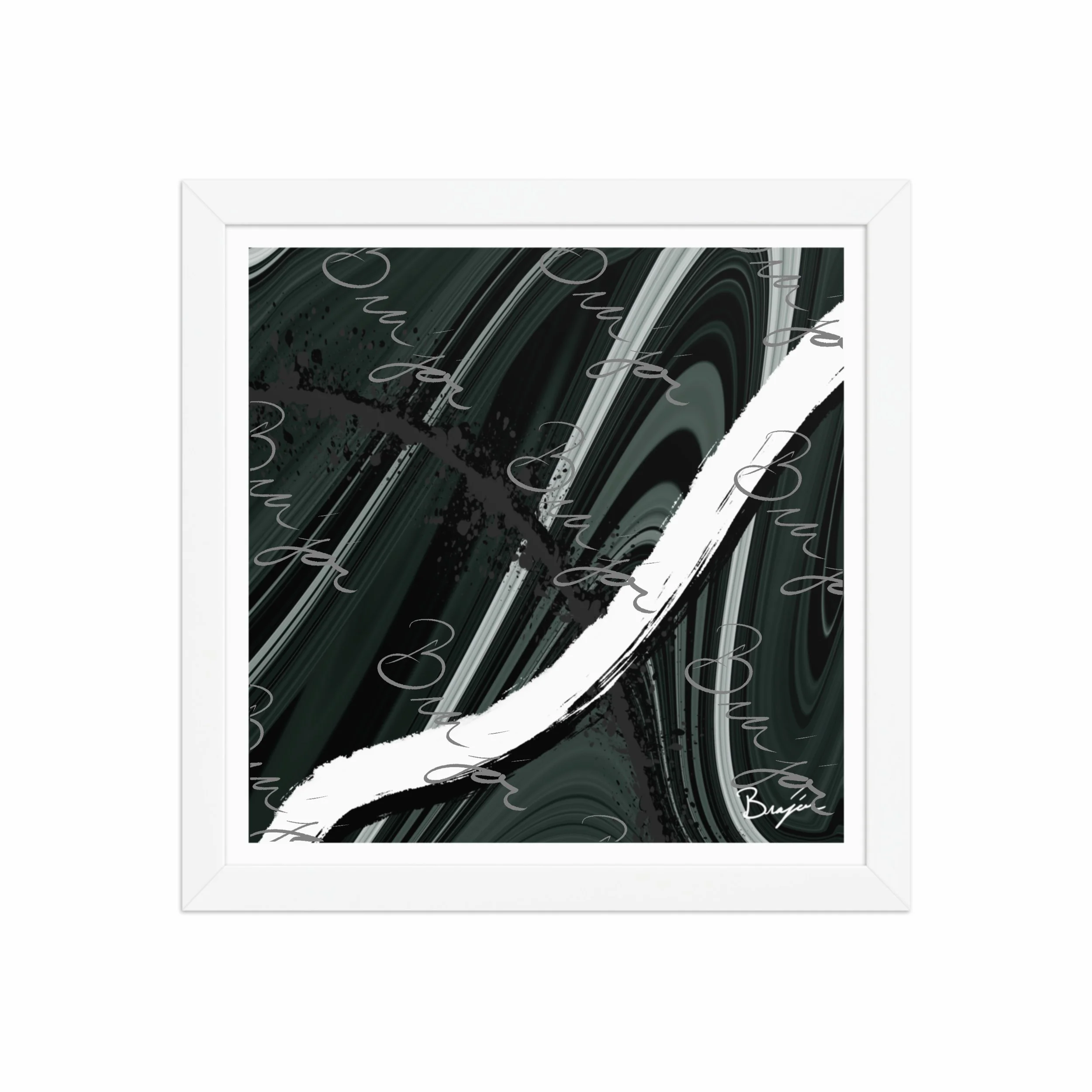 Framed Artwork - Title: High