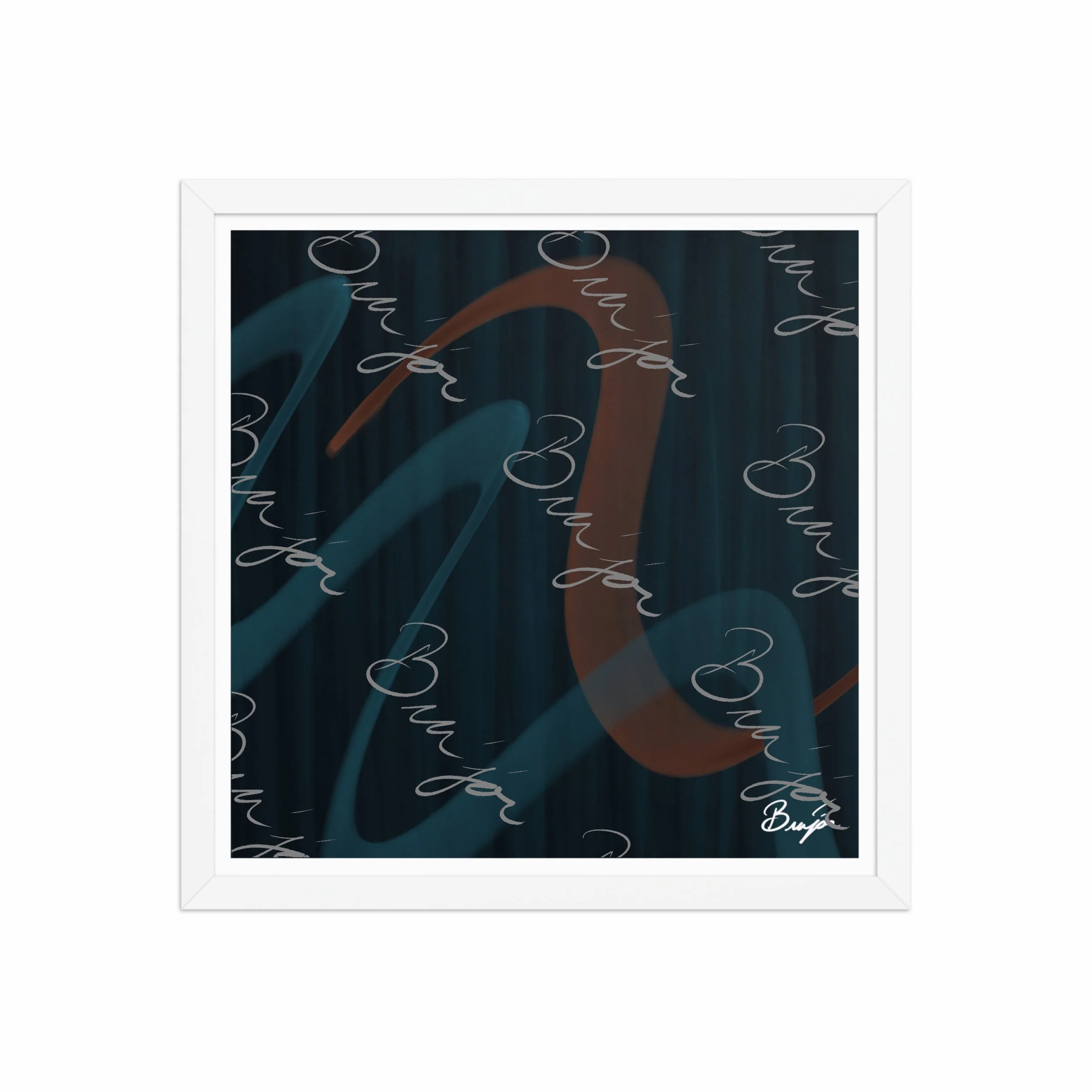 Framed Artwork - Title: Act