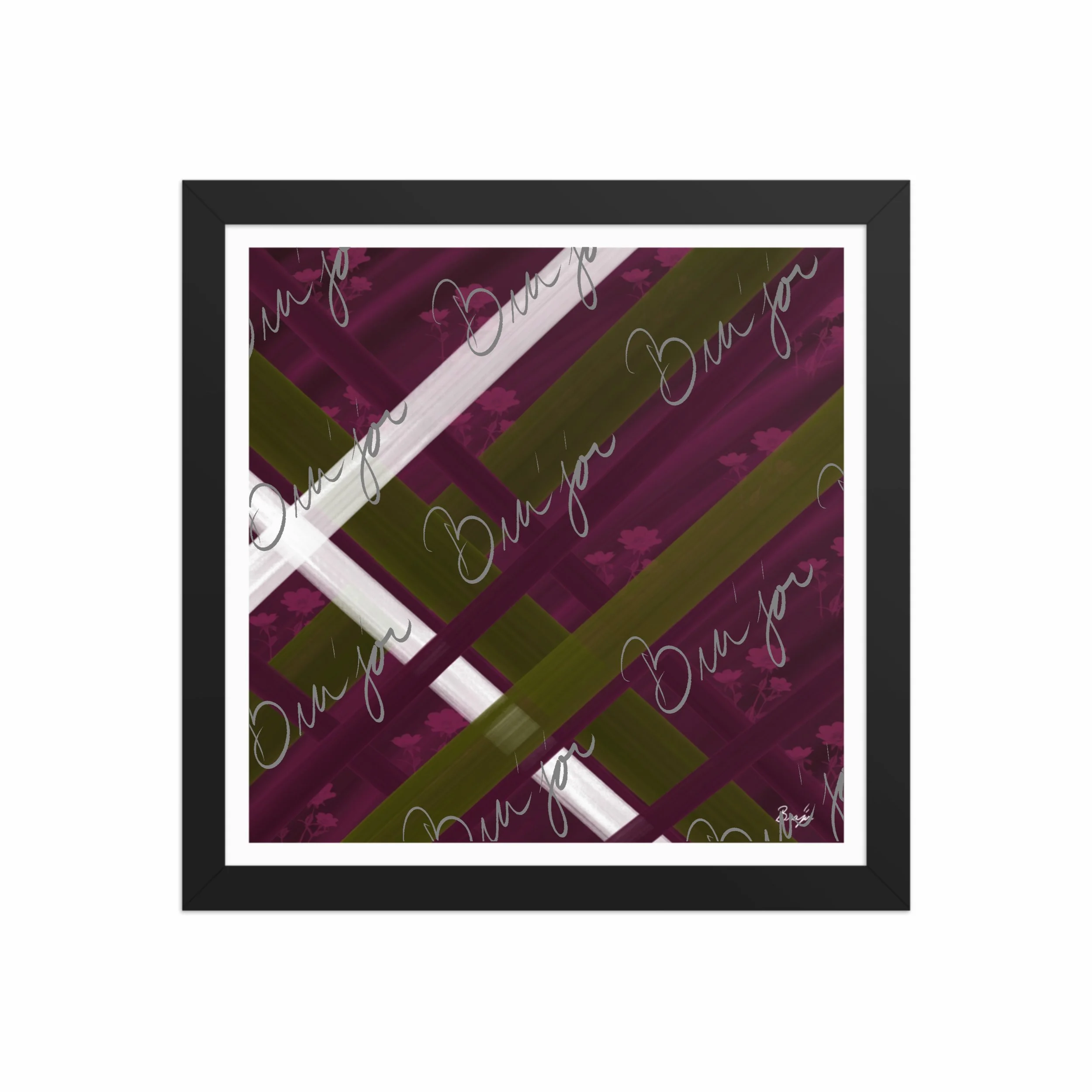 Framed Artwork - Title: Complex