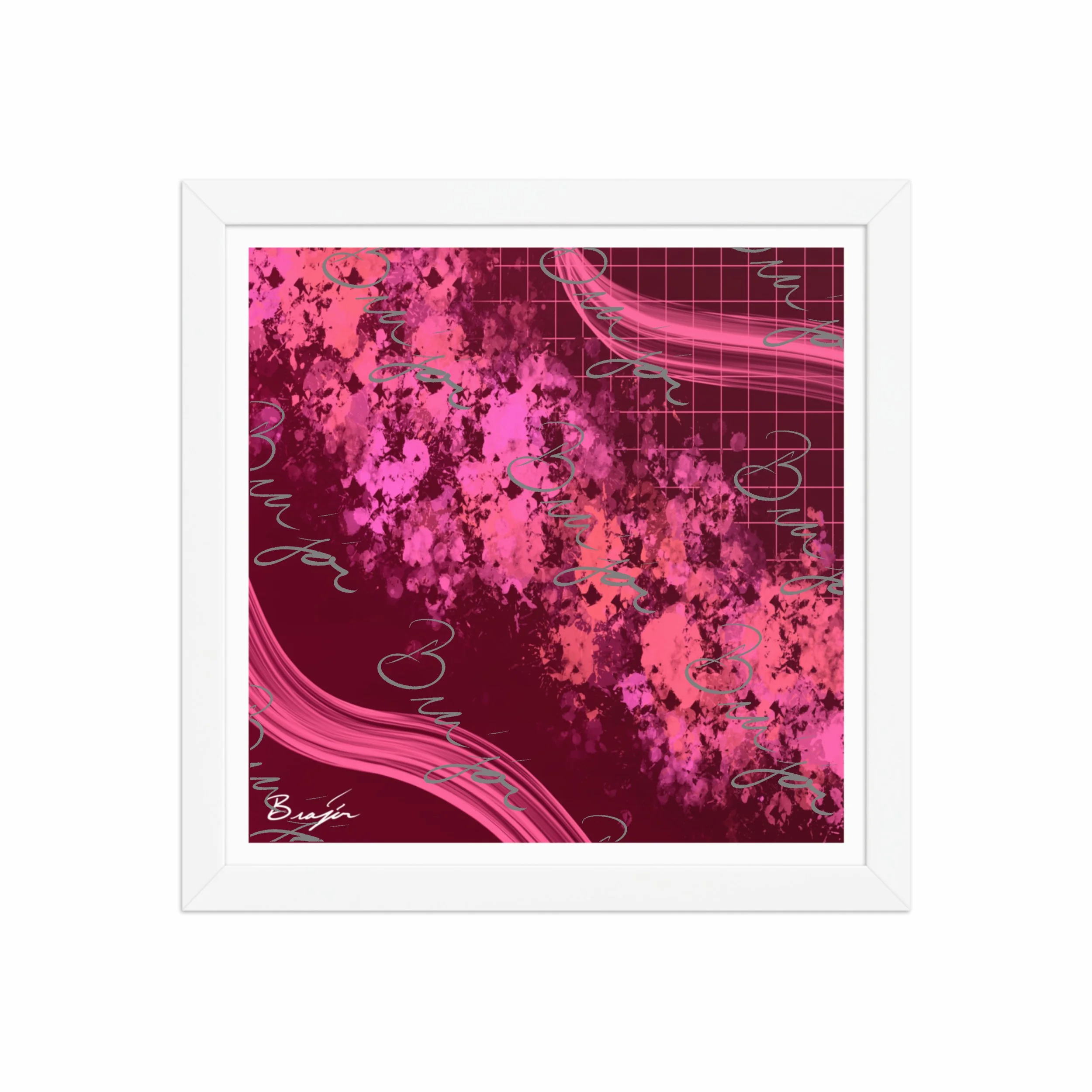 Framed Artwork - Title: Soft