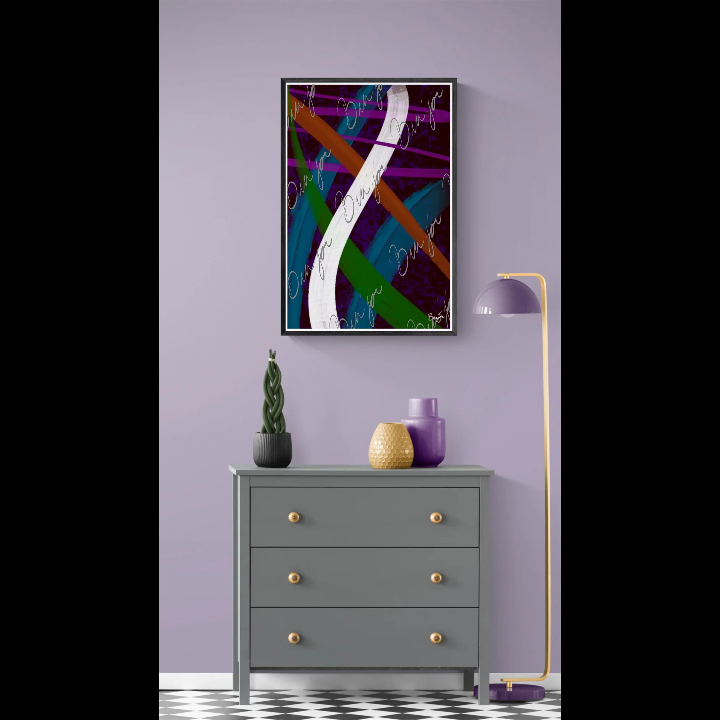 Framed Artwork - Title: Adventures