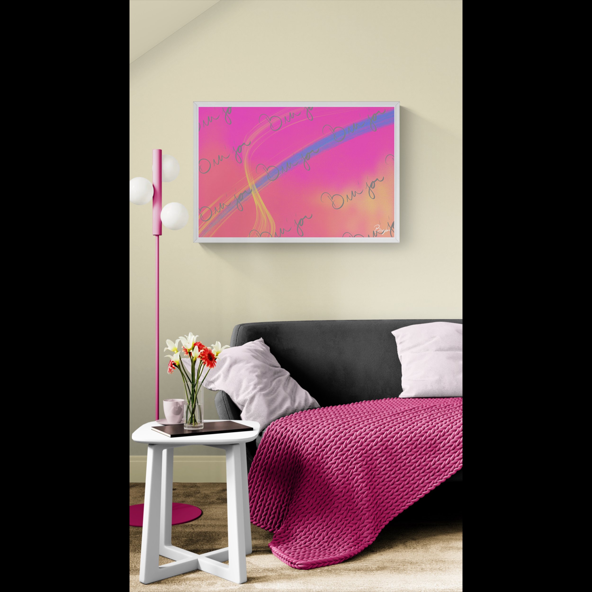 Framed Artwork - Title: Serenity