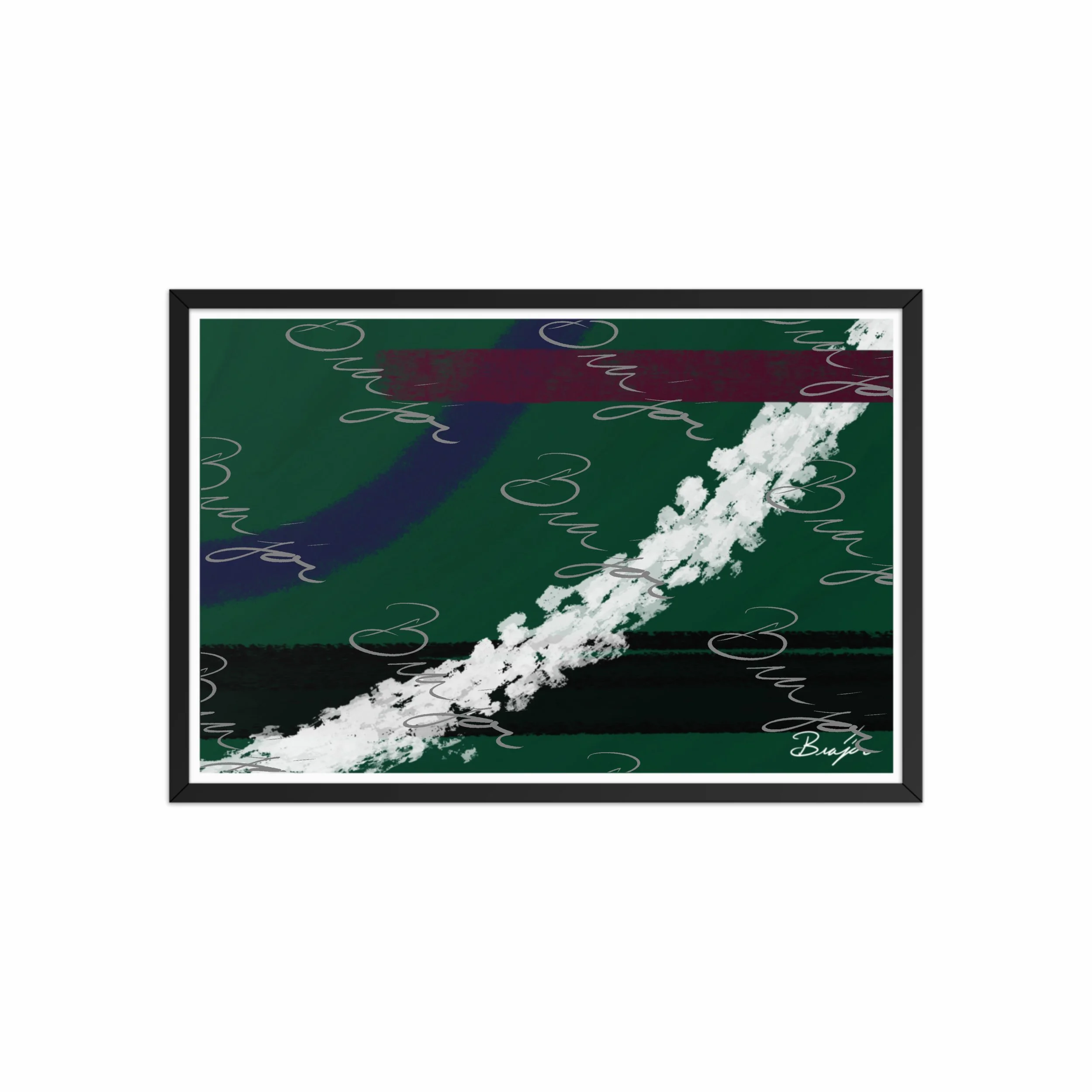 Framed Artwork - Title: Reconstruct