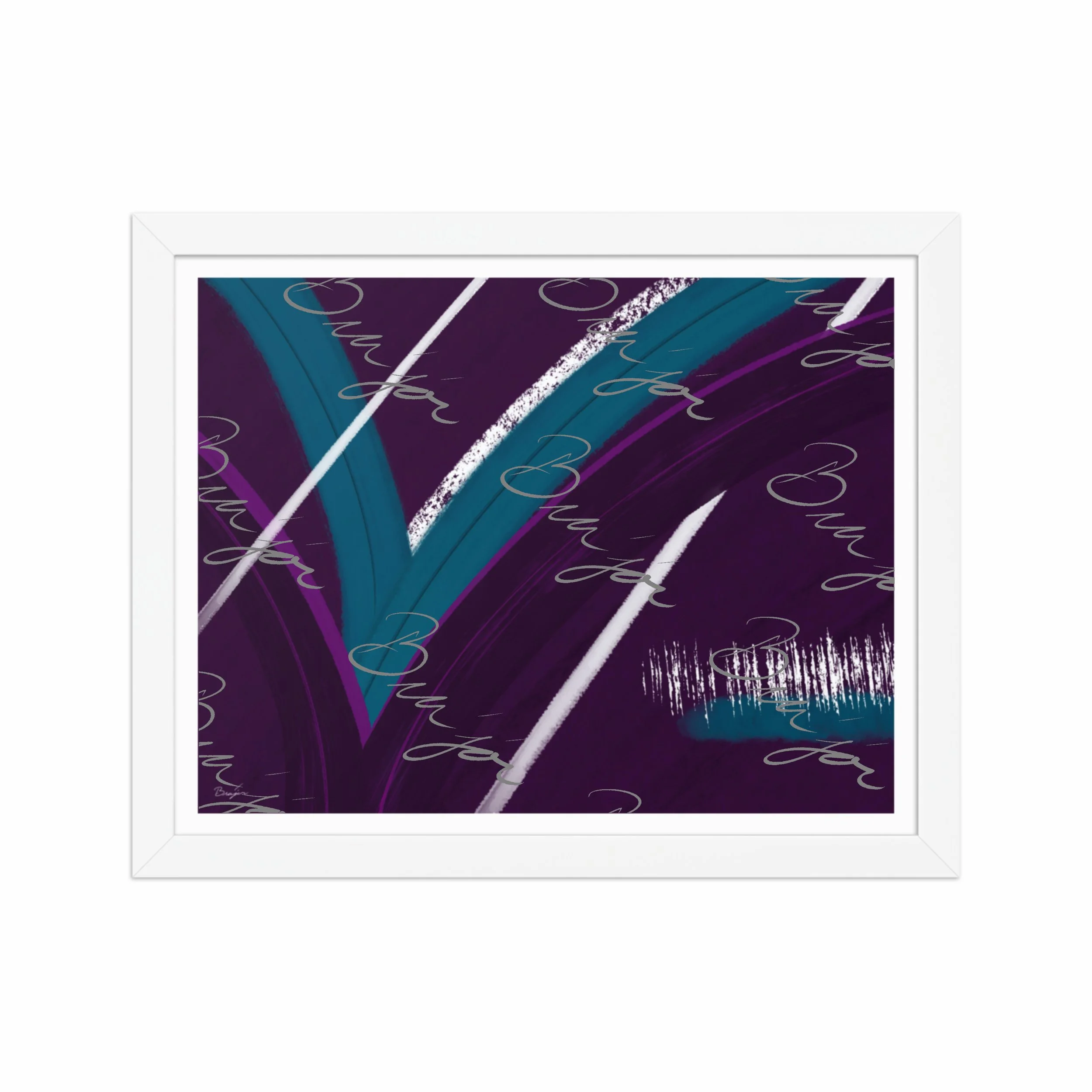 Framed Artwork - Title: Withdraw