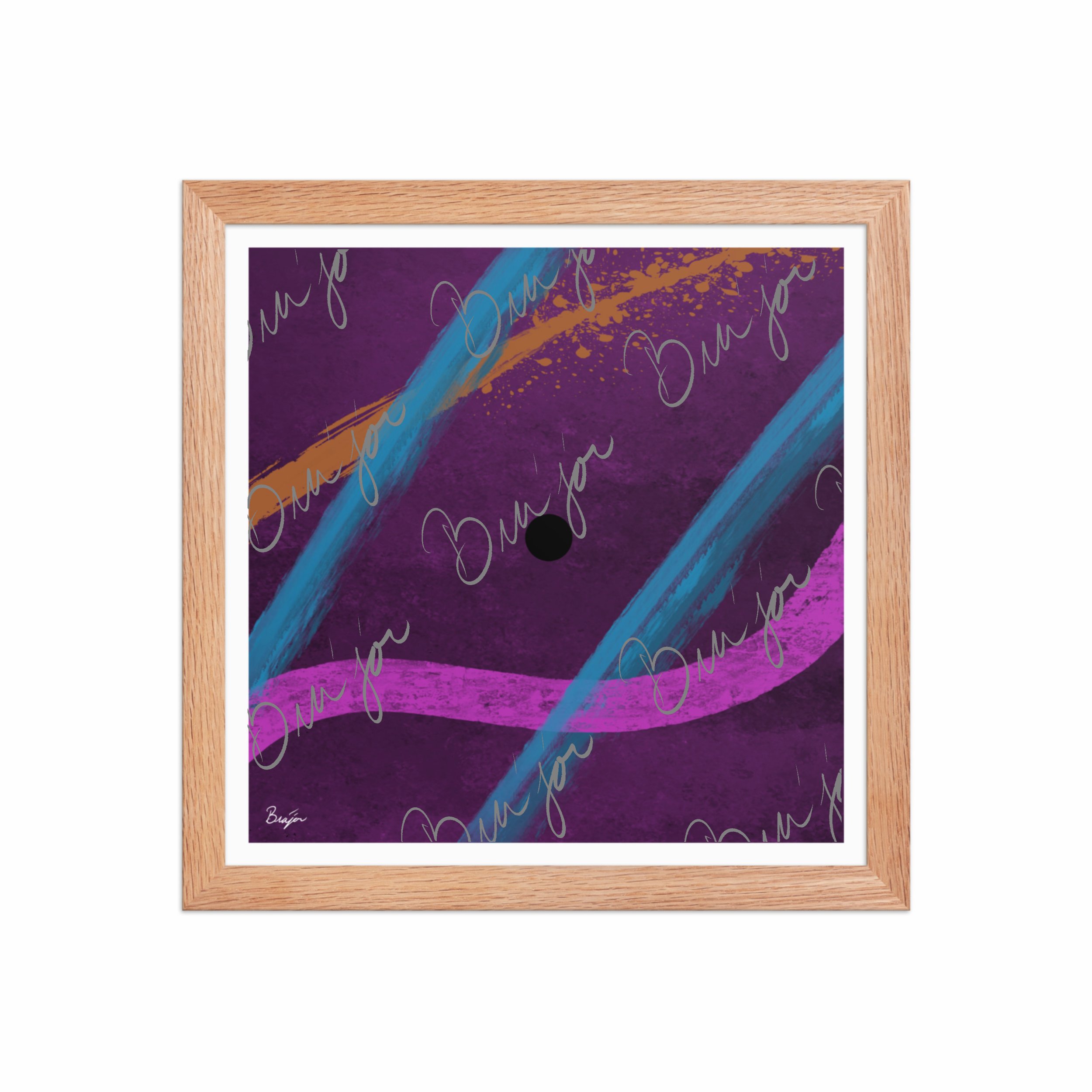 Framed Artwork - Title: Absent