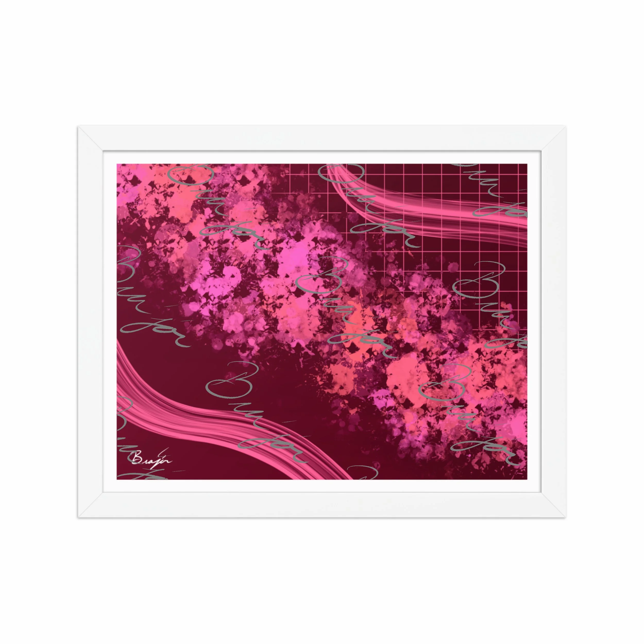 Framed Artwork - Title: Soft