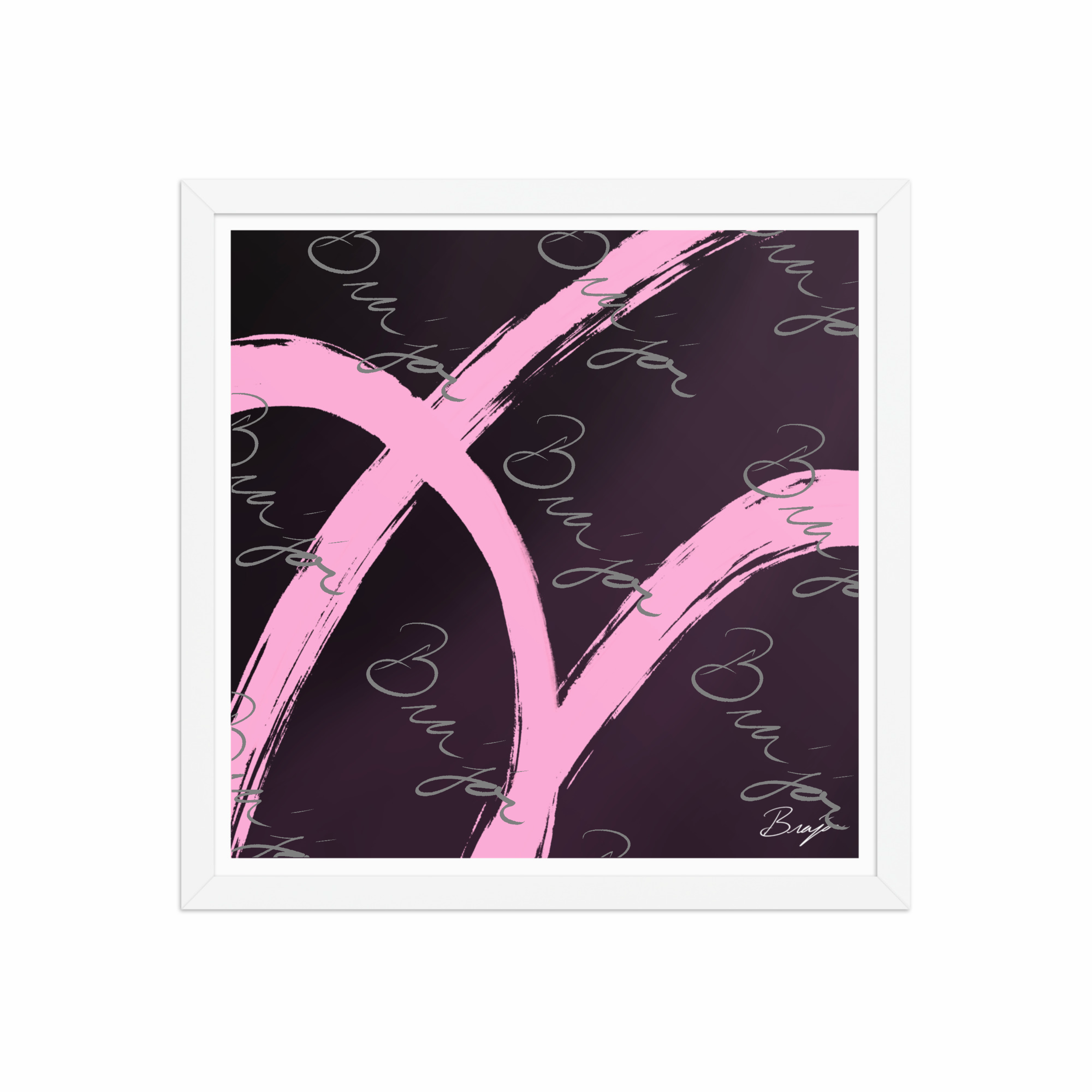 Framed Artwork - Title: Sentiment