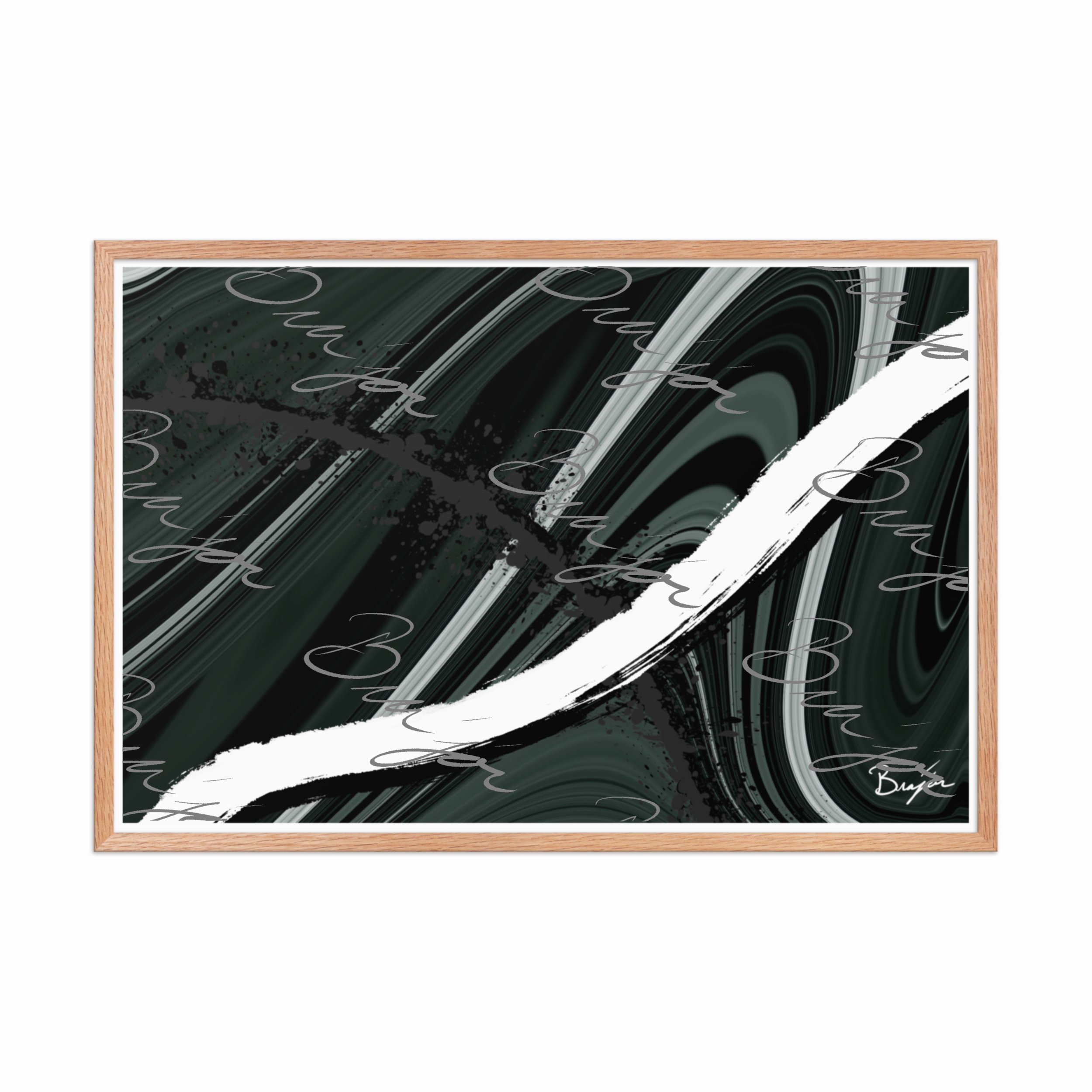 Framed Artwork - Title: High