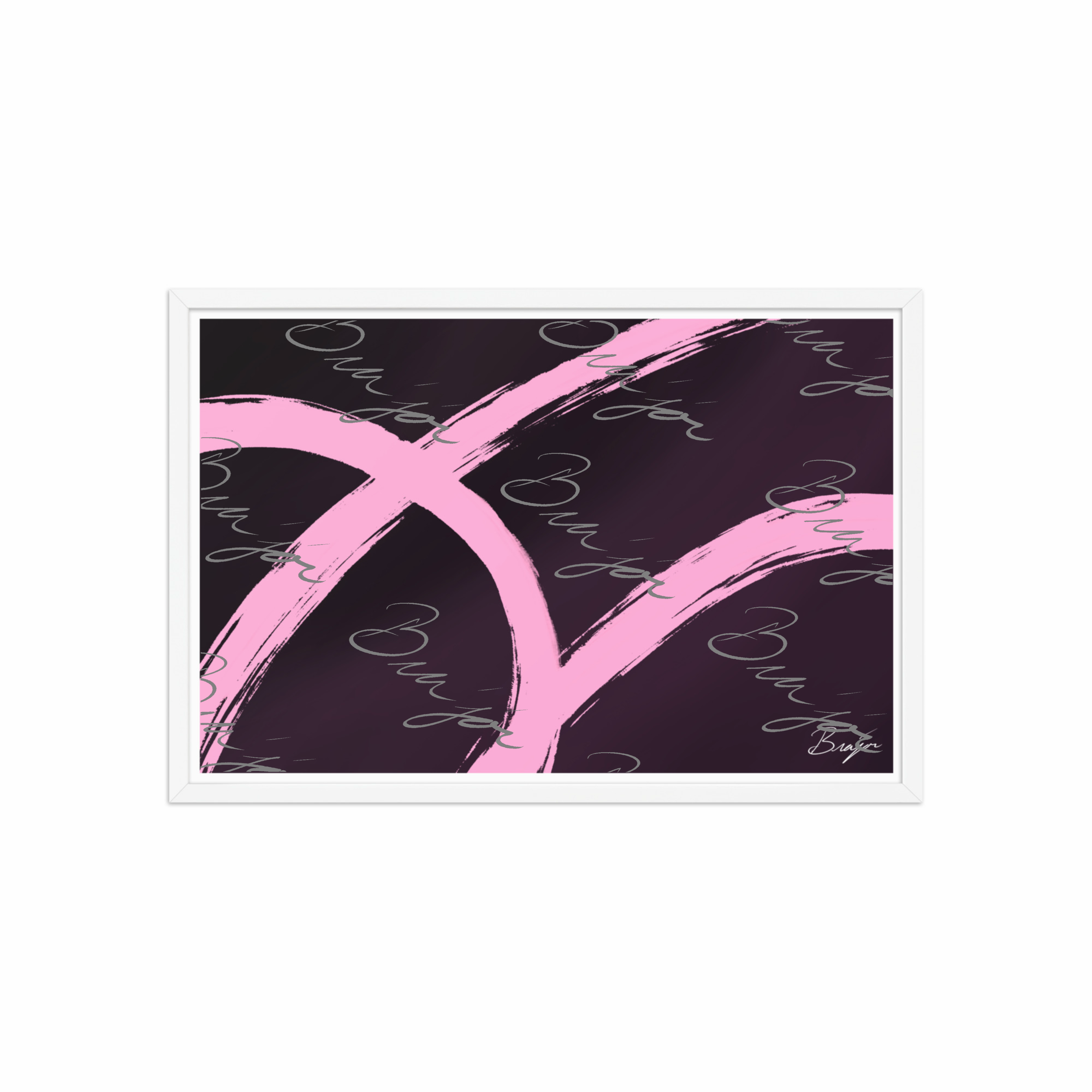 Framed Artwork - Title: Sentiment