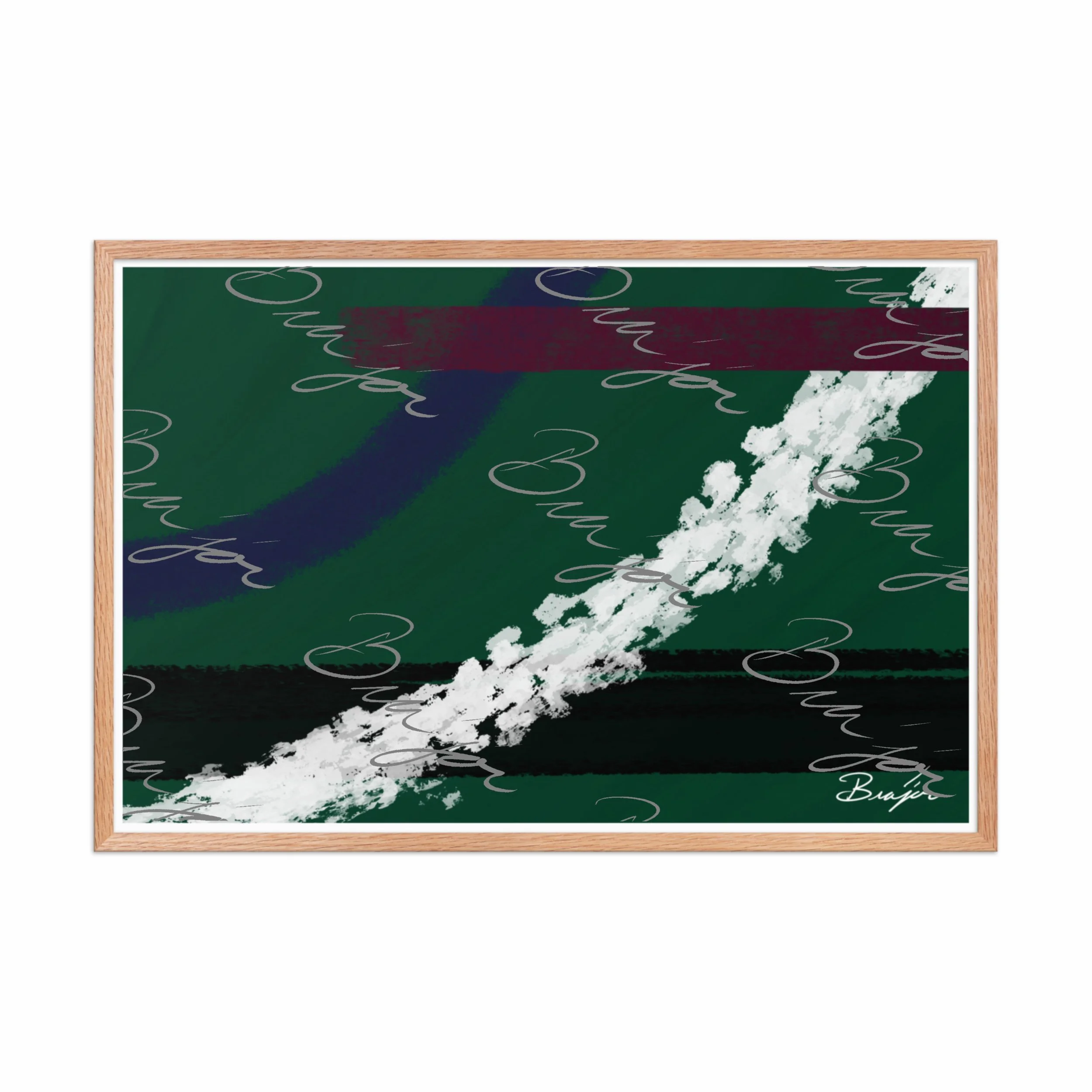 Framed Artwork - Title: Reconstruct