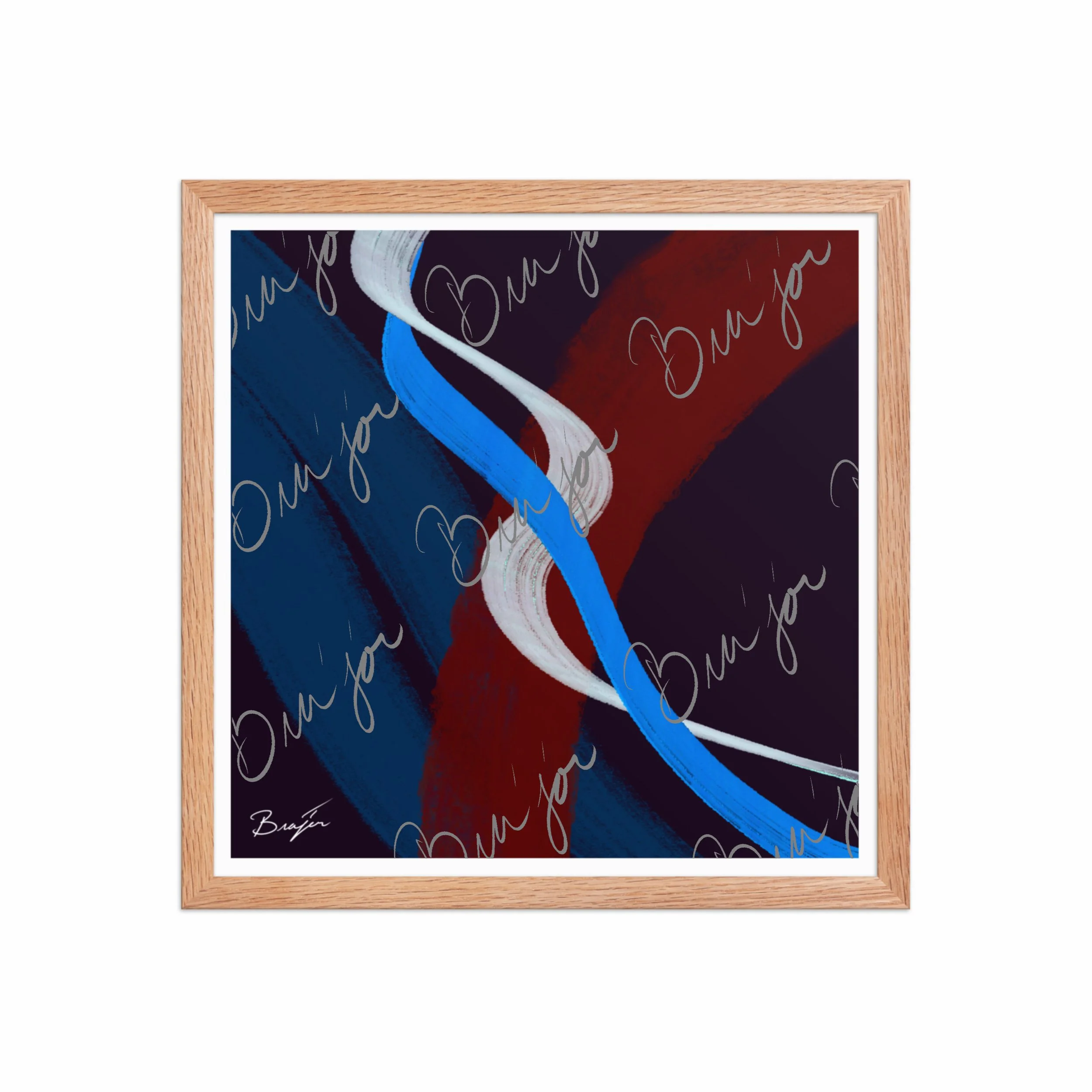 Framed Artwork - Title: Roads Ahead