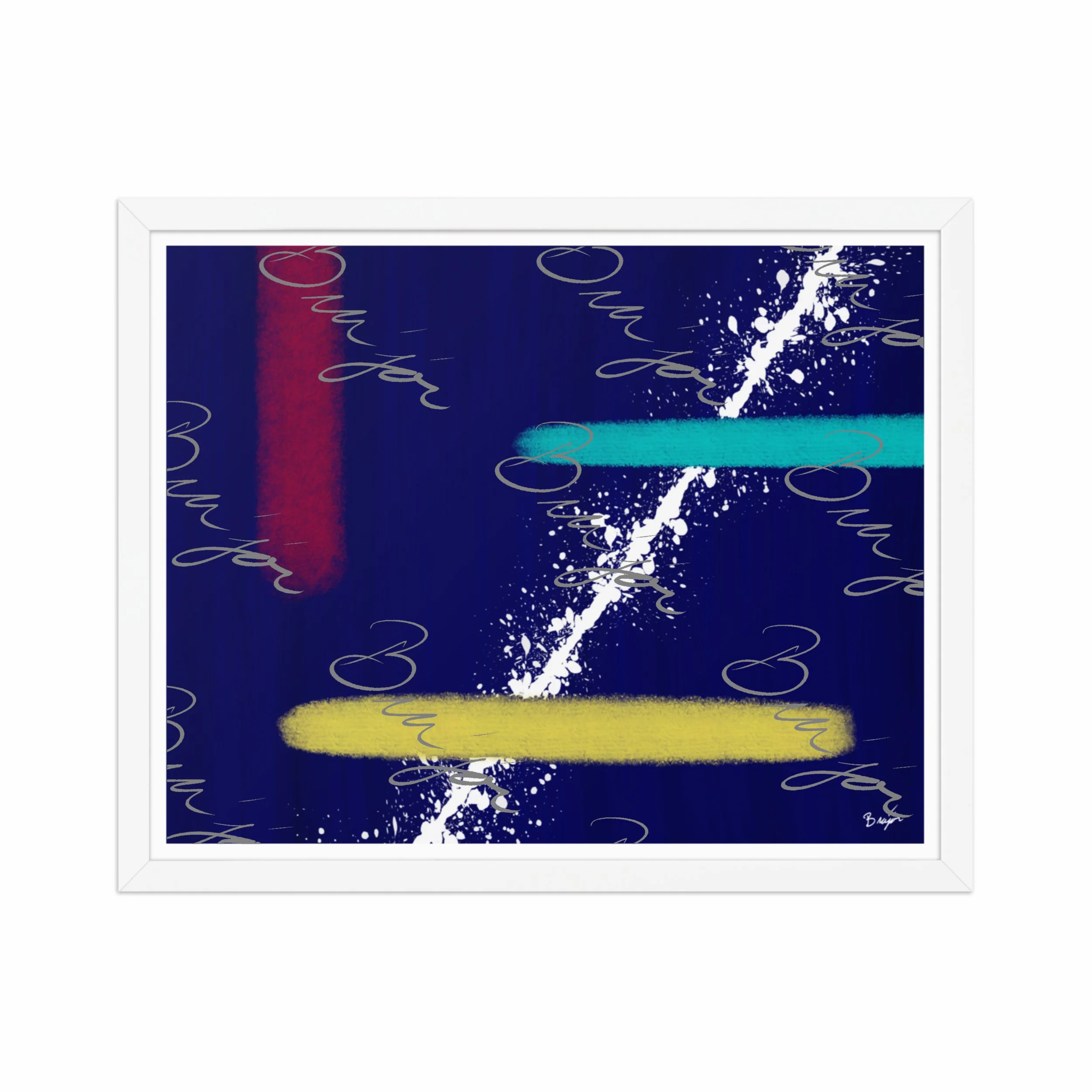 Framed Artwork - Title: Act II