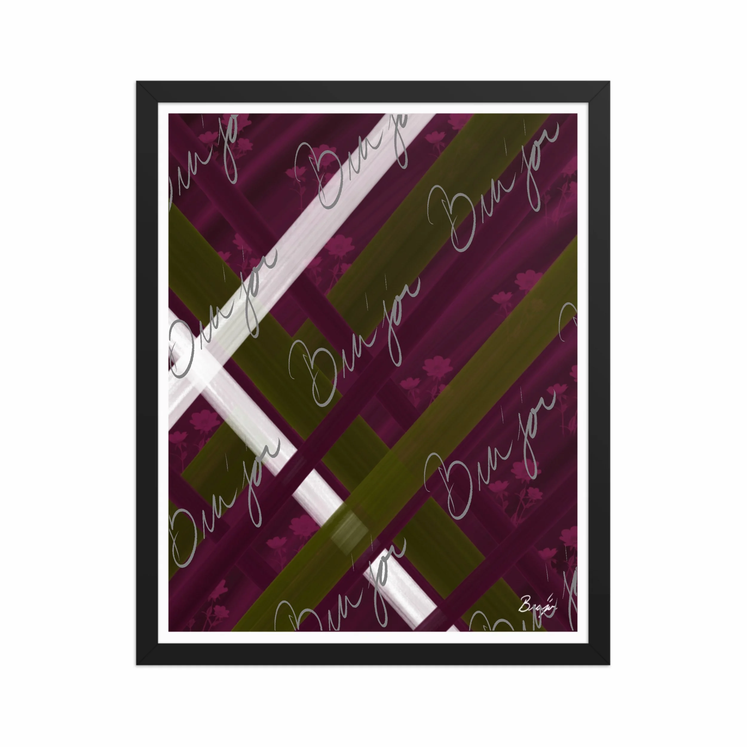 Framed Artwork - Title: Complex