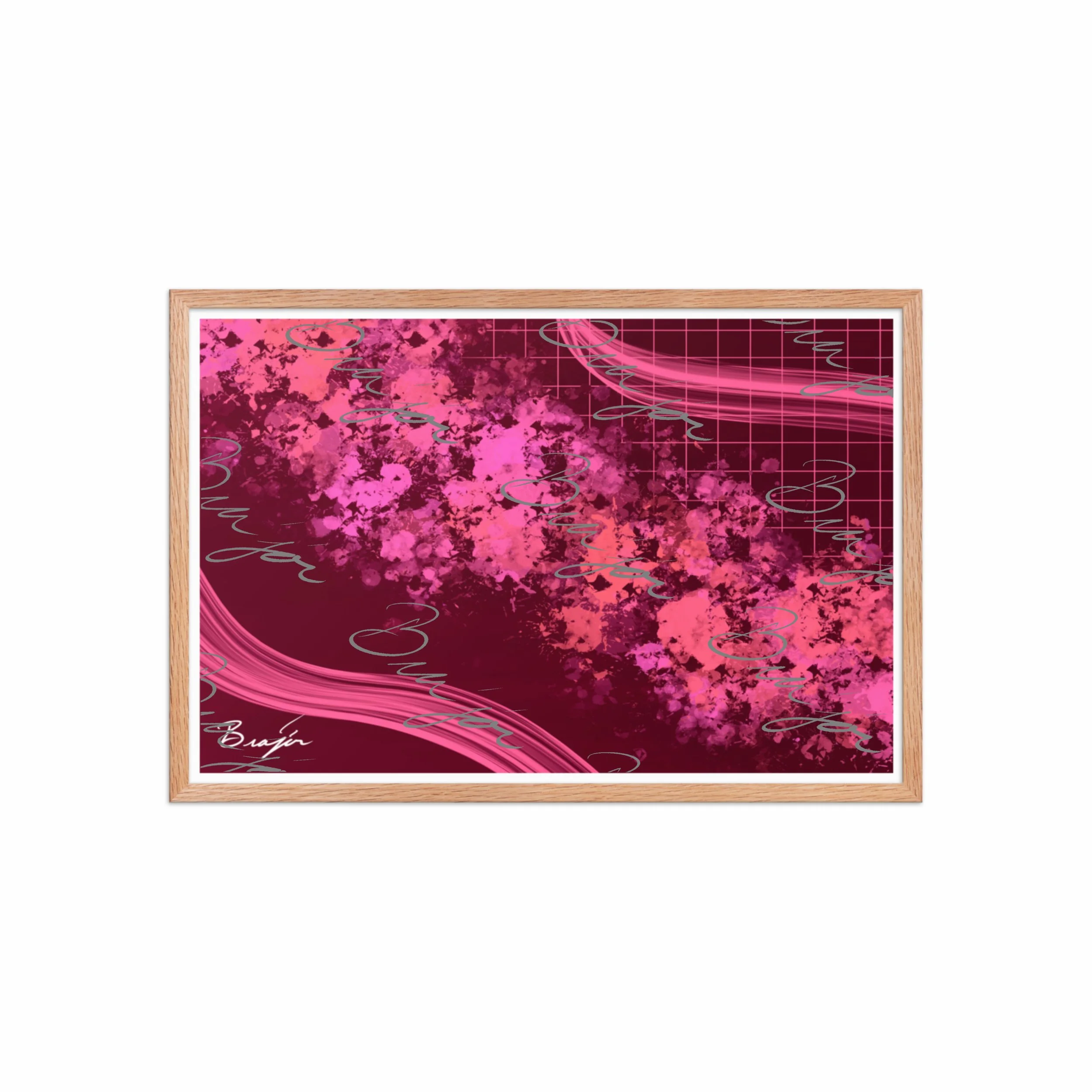 Framed Artwork - Title: Soft