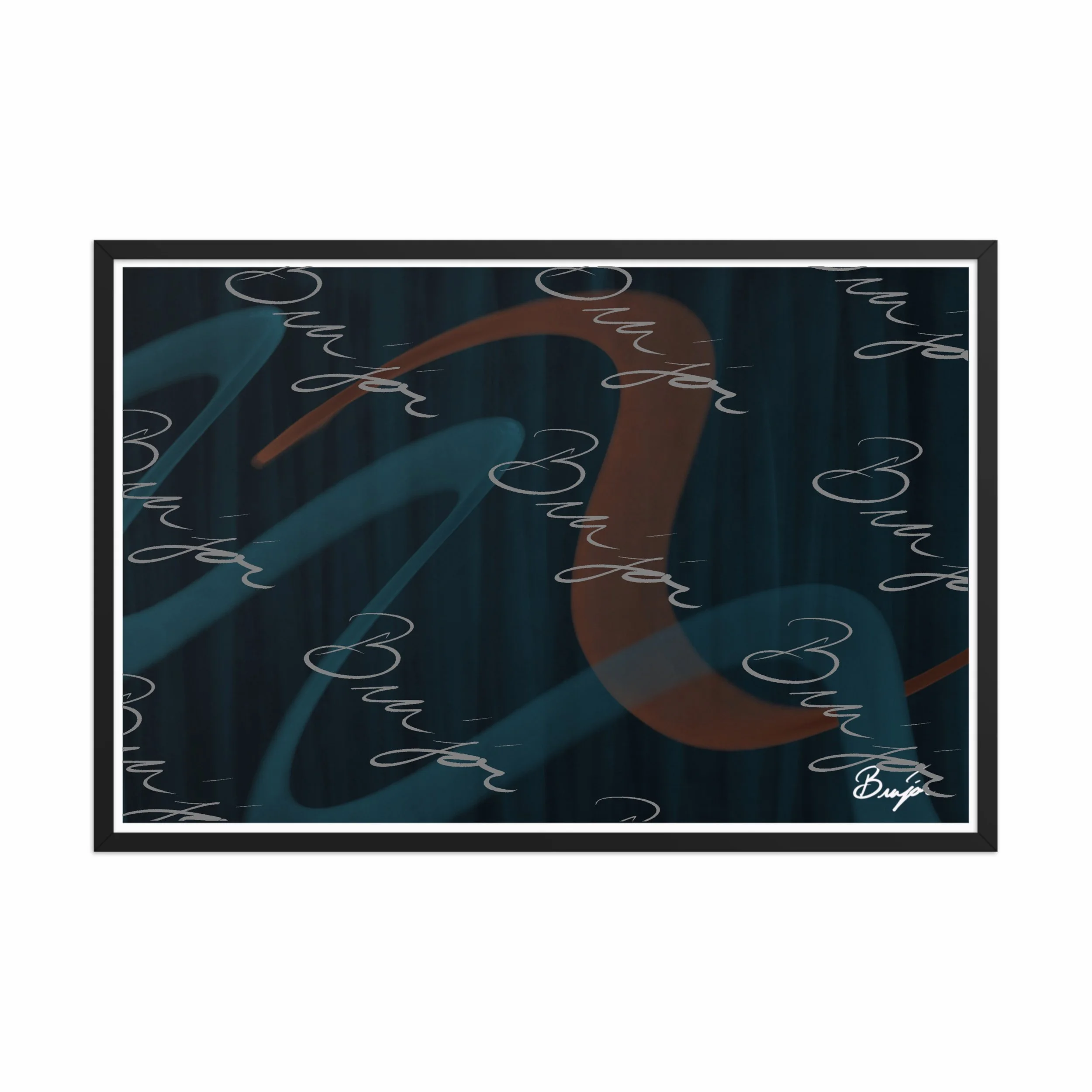 Framed Artwork - Title: Act