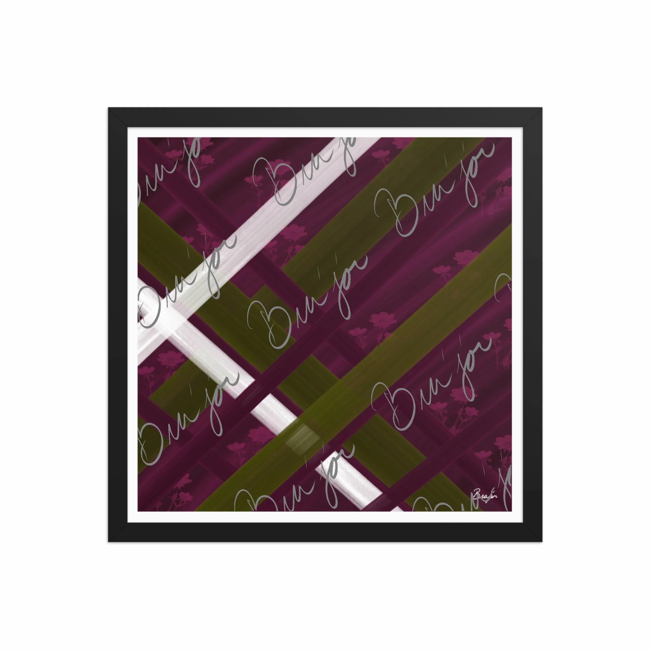 Framed Artwork - Title: Complex