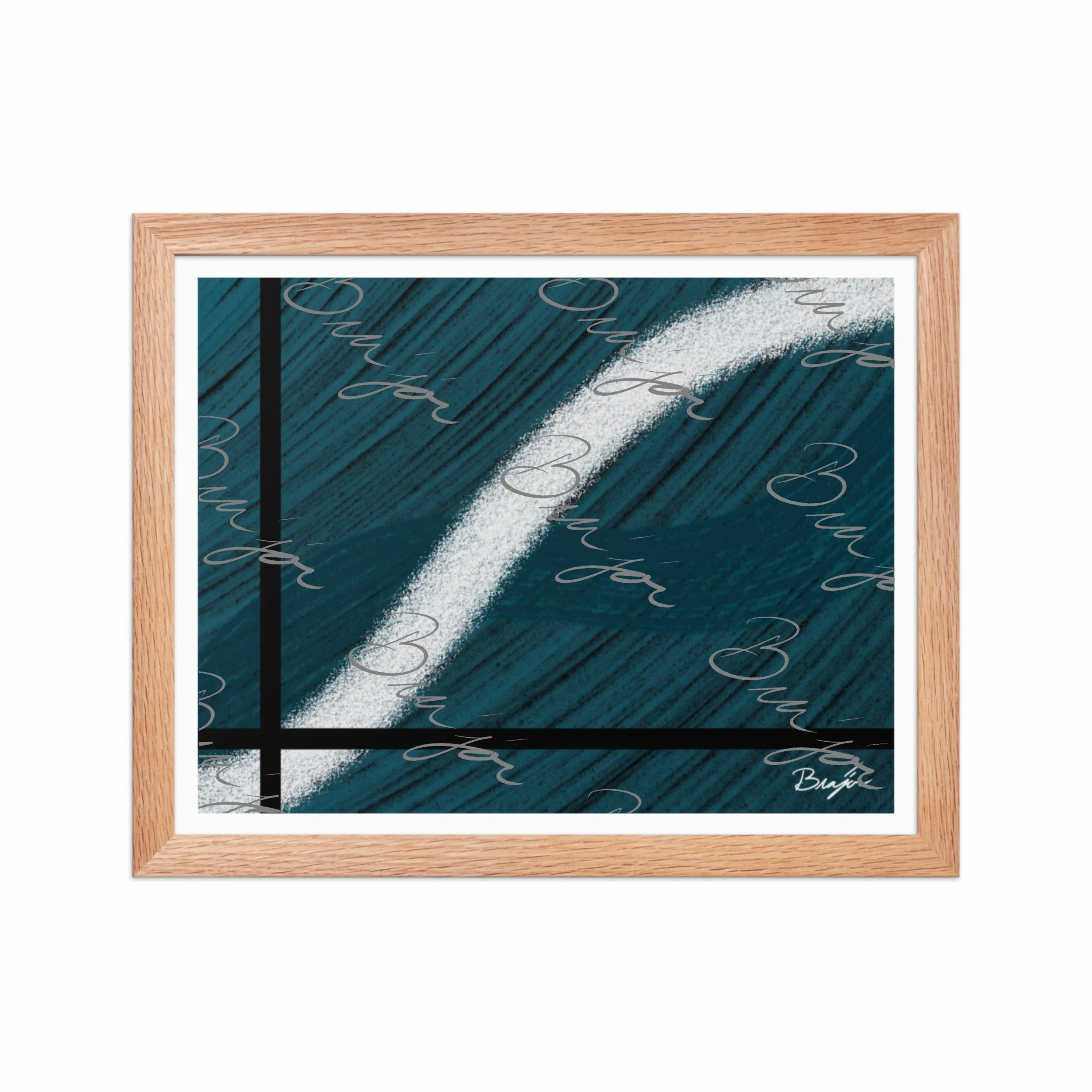 Framed Artwork - Title: The Storm