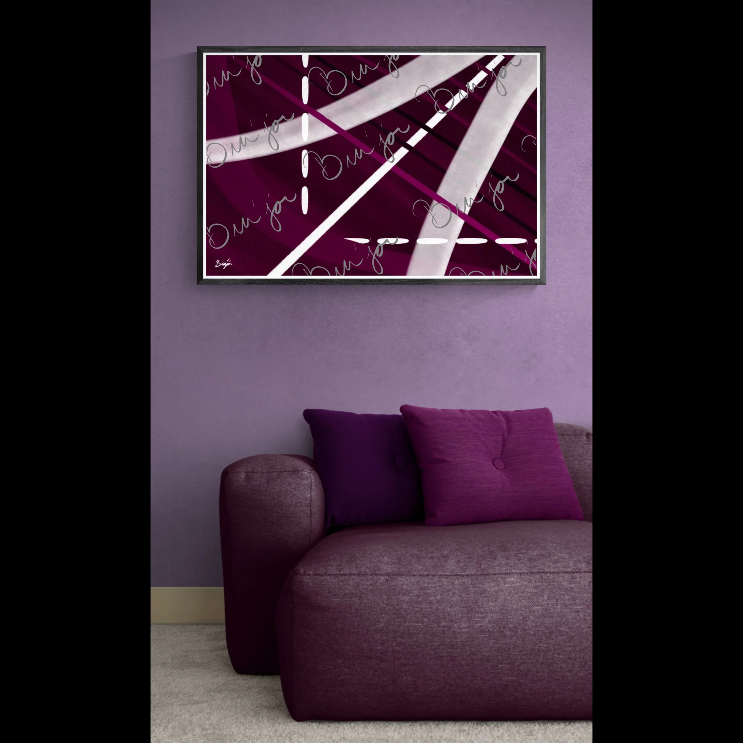 Framed Artwork - Title: Tuning