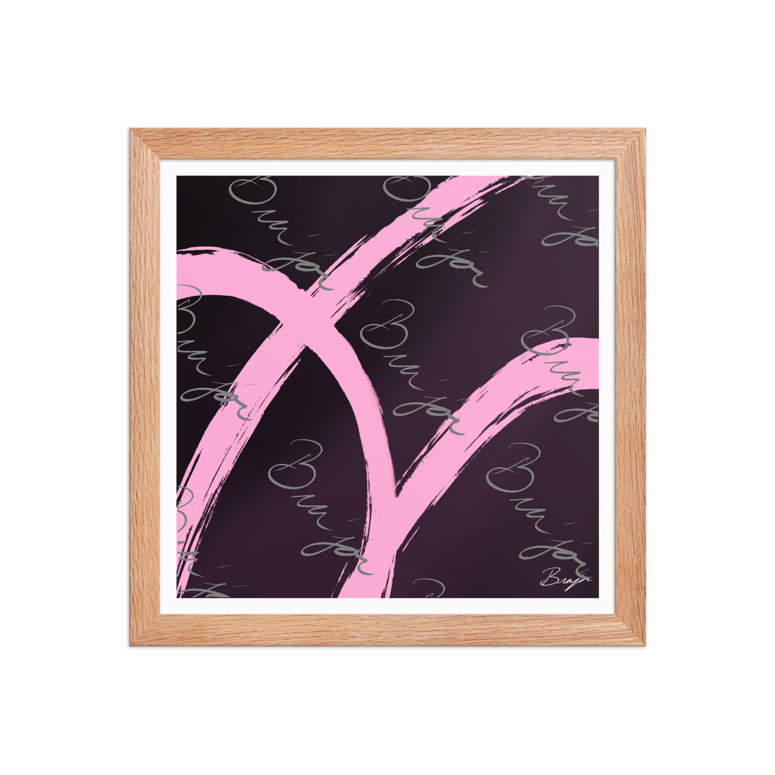 Framed Artwork - Title: Sentiment