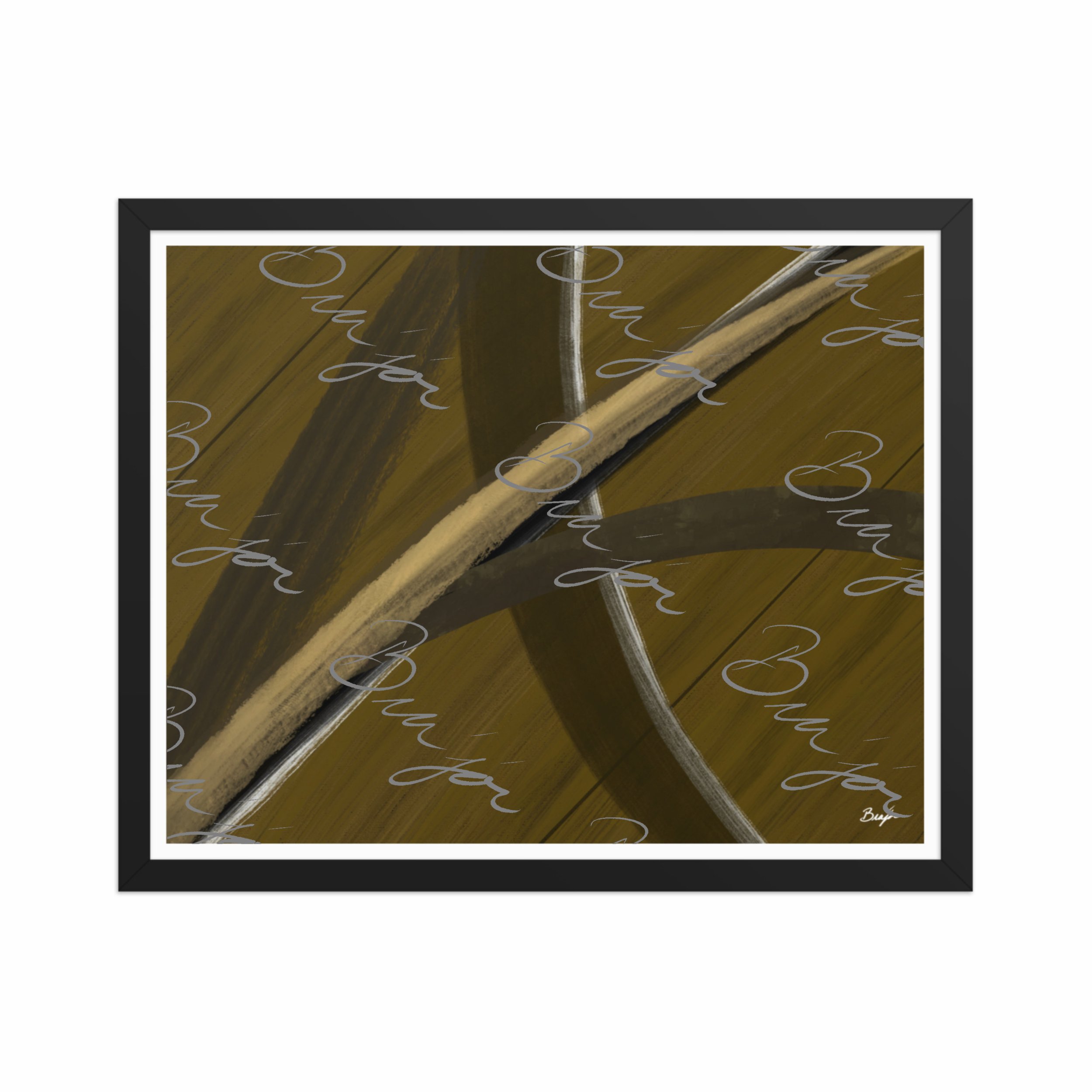 Framed Artwork - Title: Parting