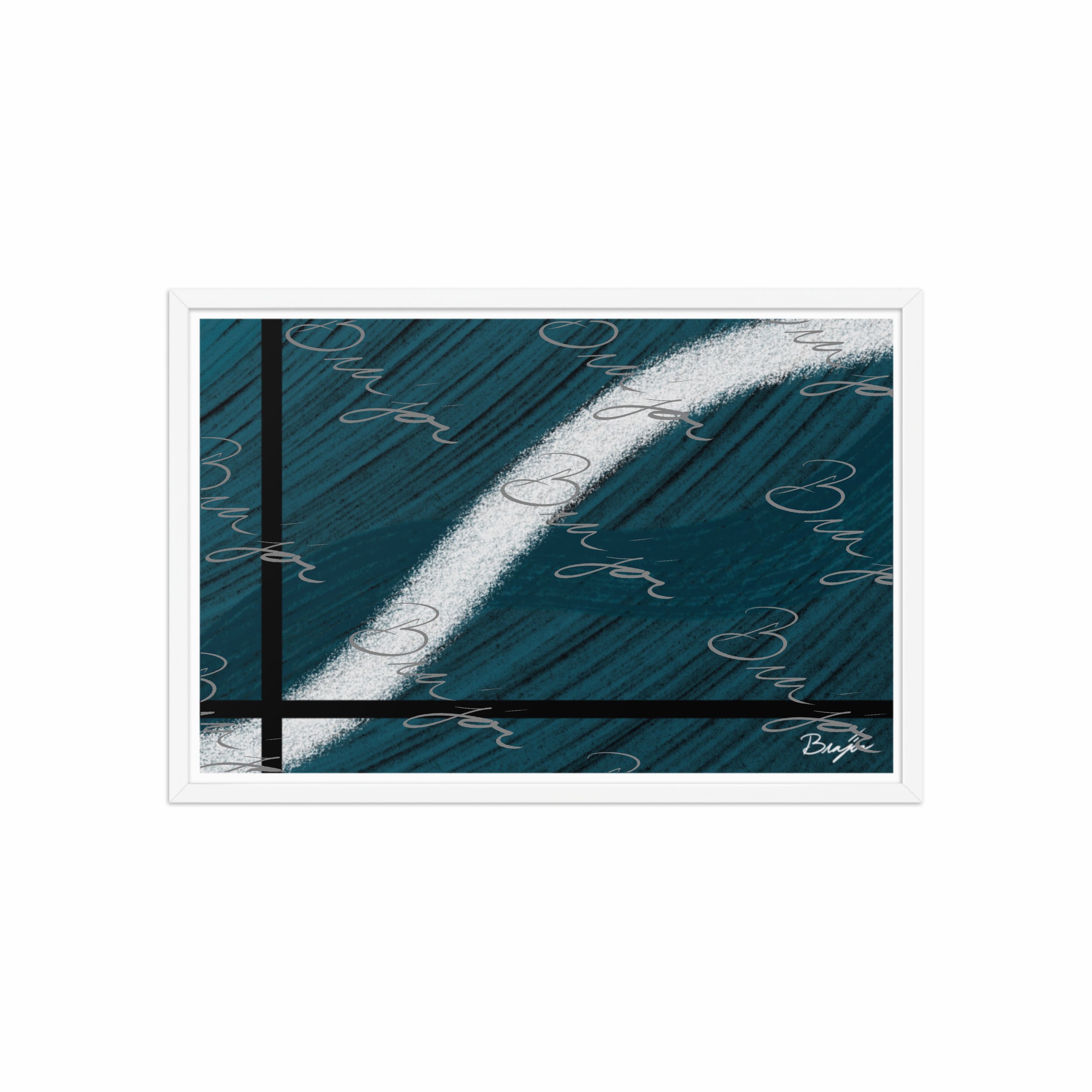 Framed Artwork - Title: The Storm