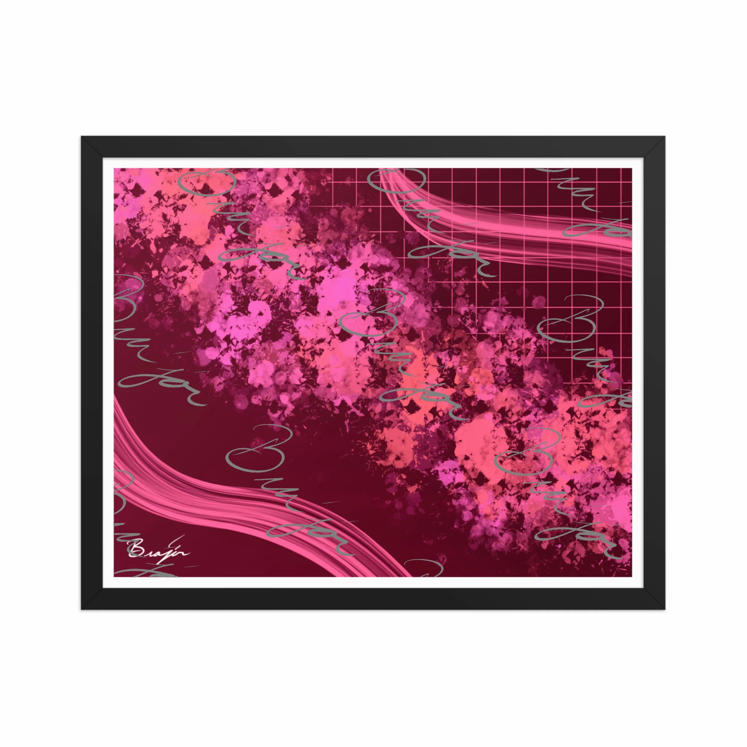 Framed Artwork - Title: Soft