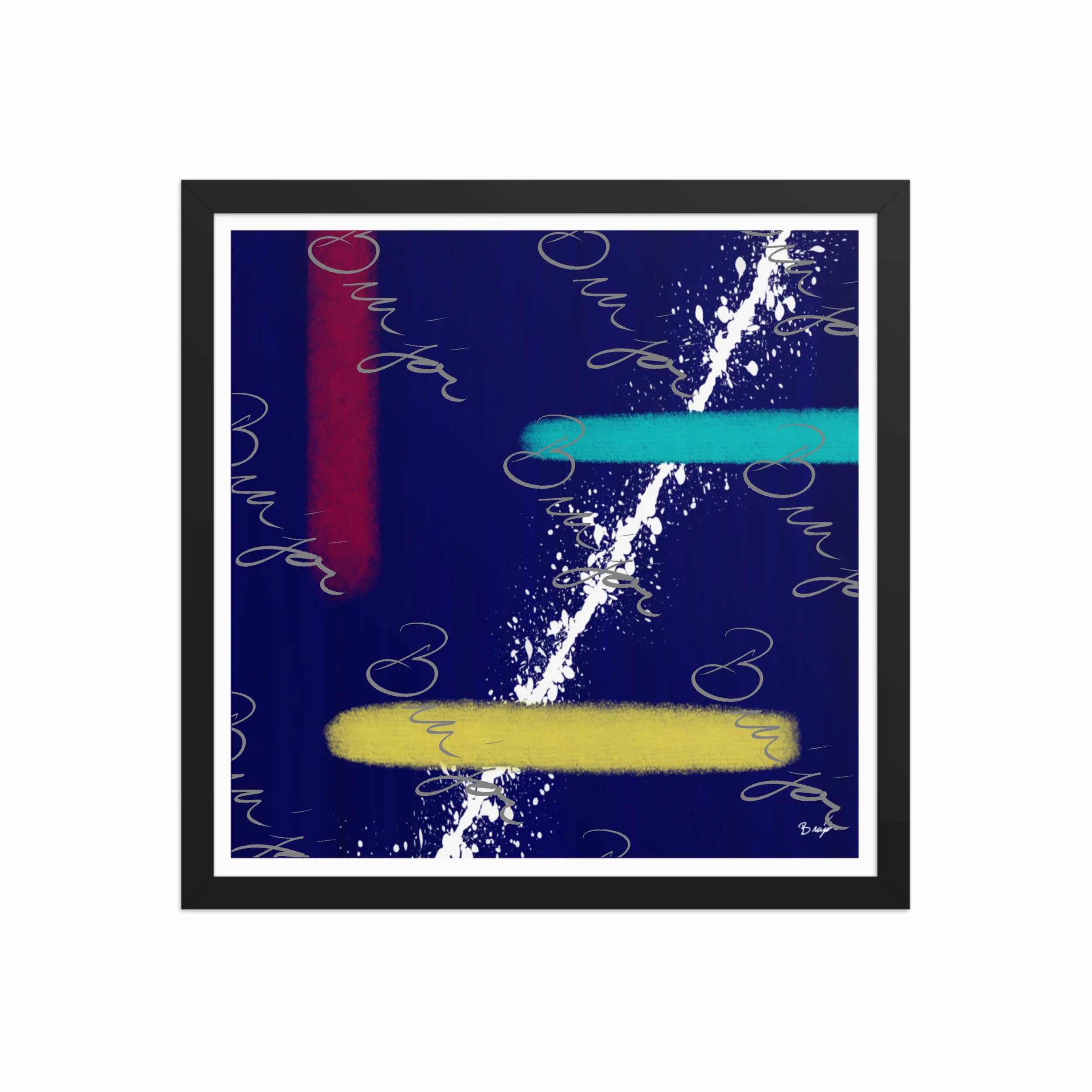 Framed Artwork - Title: Act II