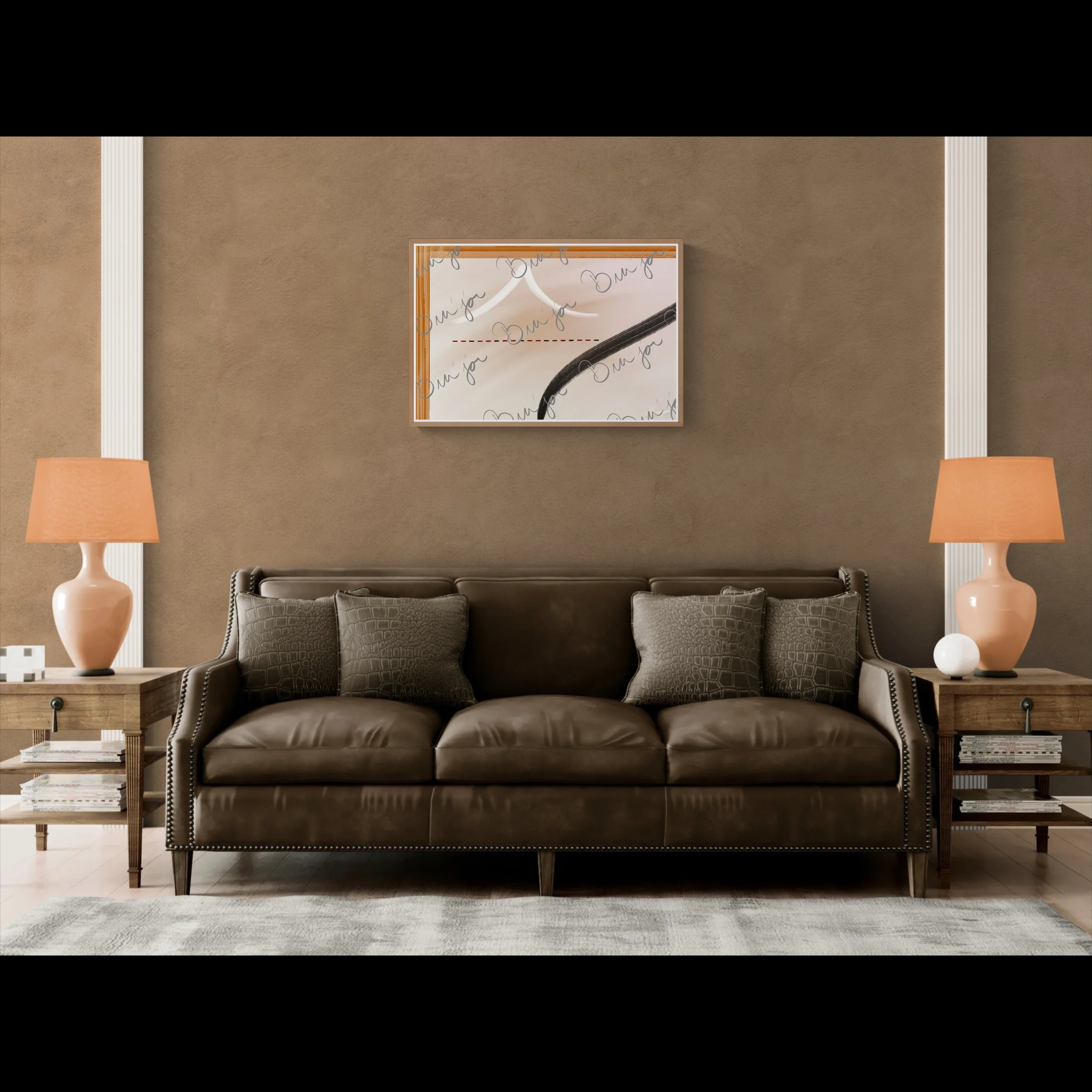 Framed Artwork - Title: Peak