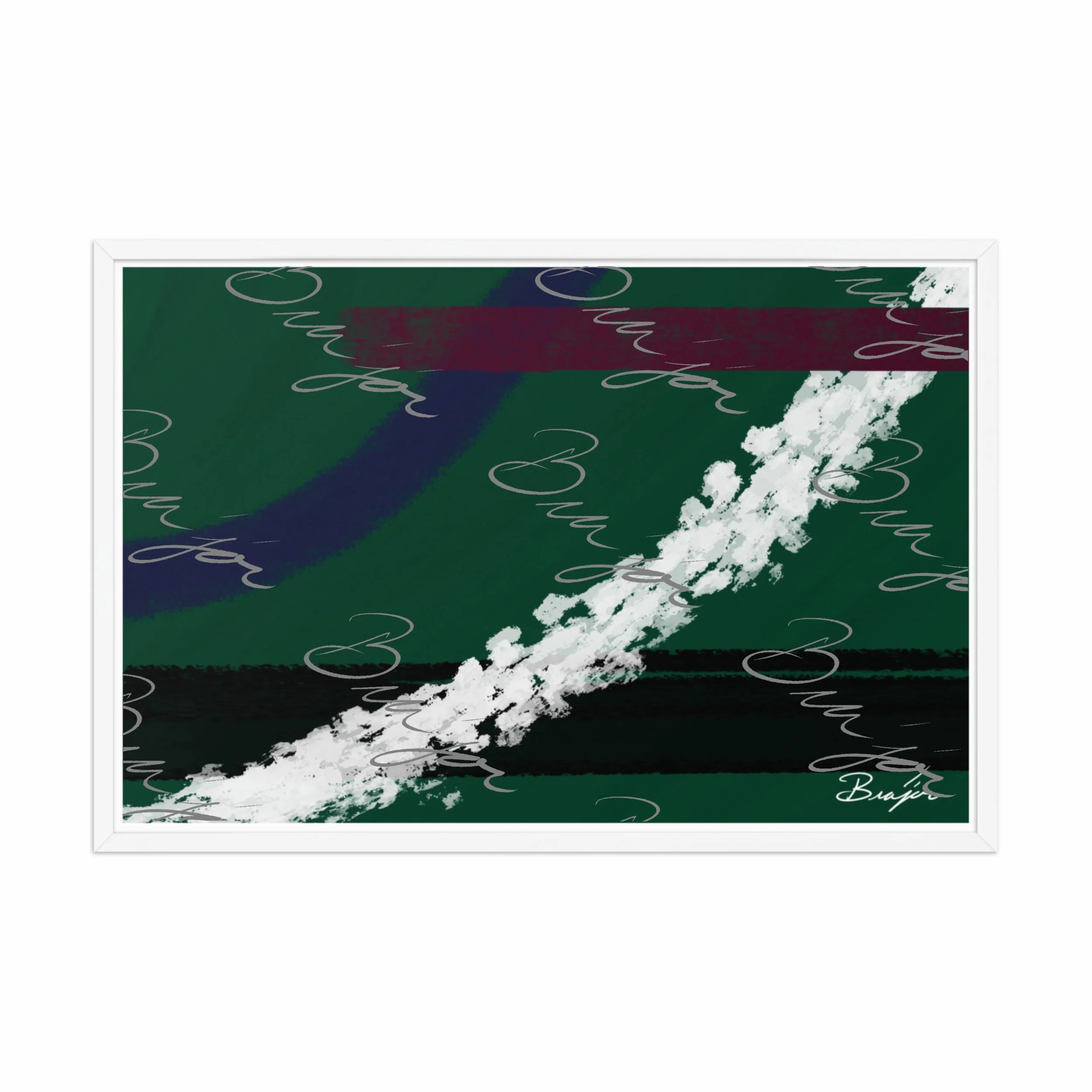 Framed Artwork - Title: Reconstruct