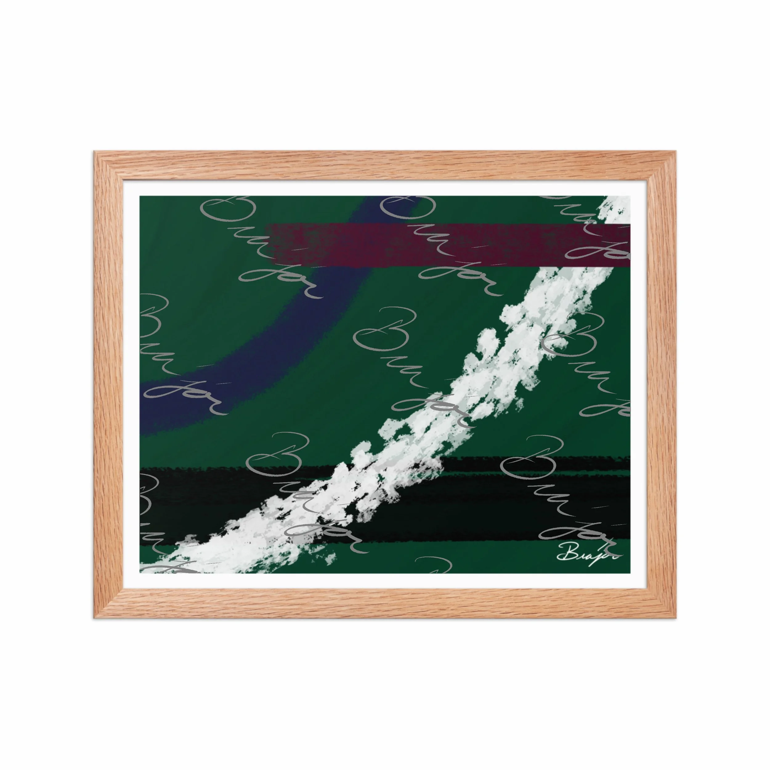 Framed Artwork - Title: Reconstruct