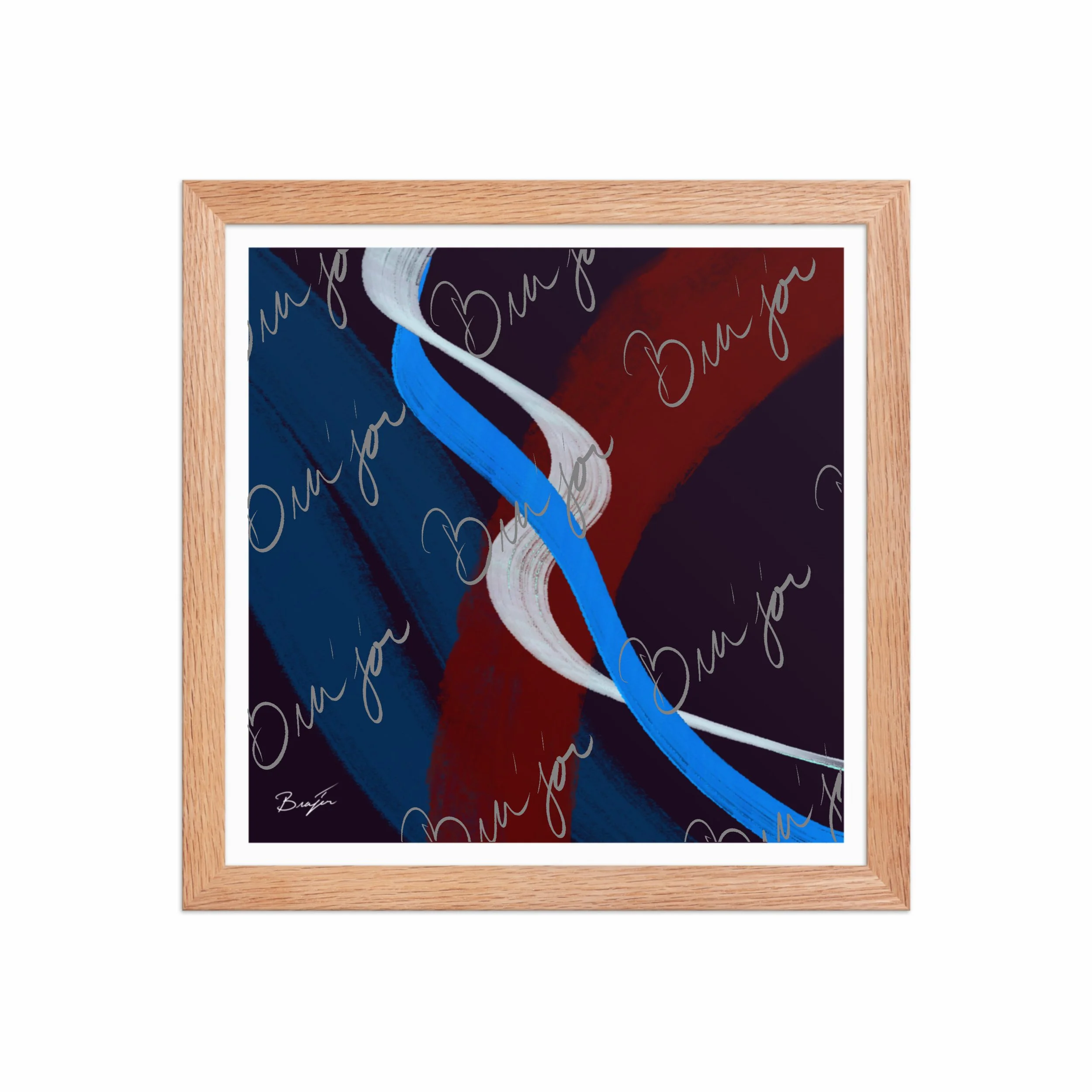 Framed Artwork - Title: Roads Ahead