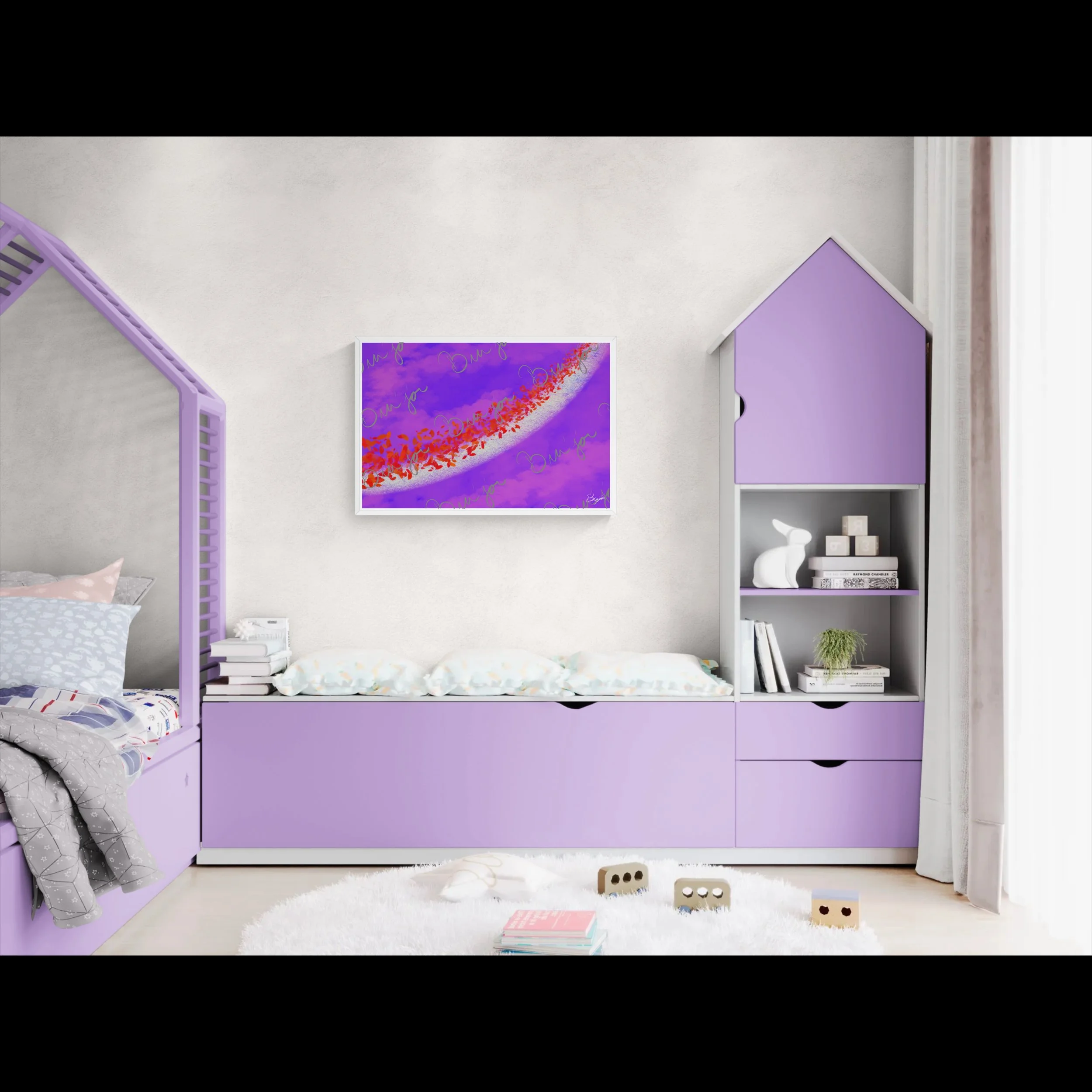 Framed Artwork - Title: Rustle