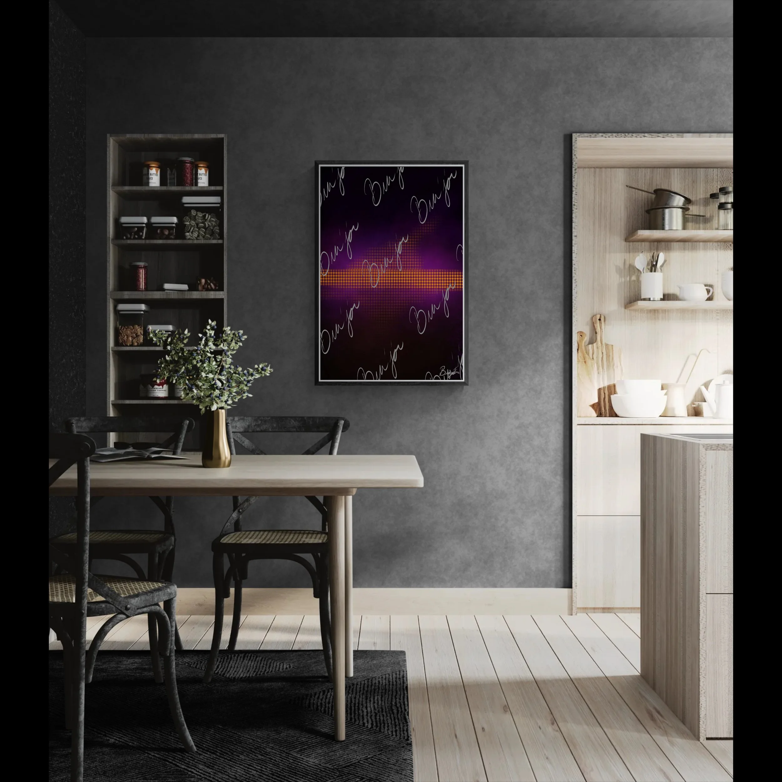 Framed Artwork - Title: Sound