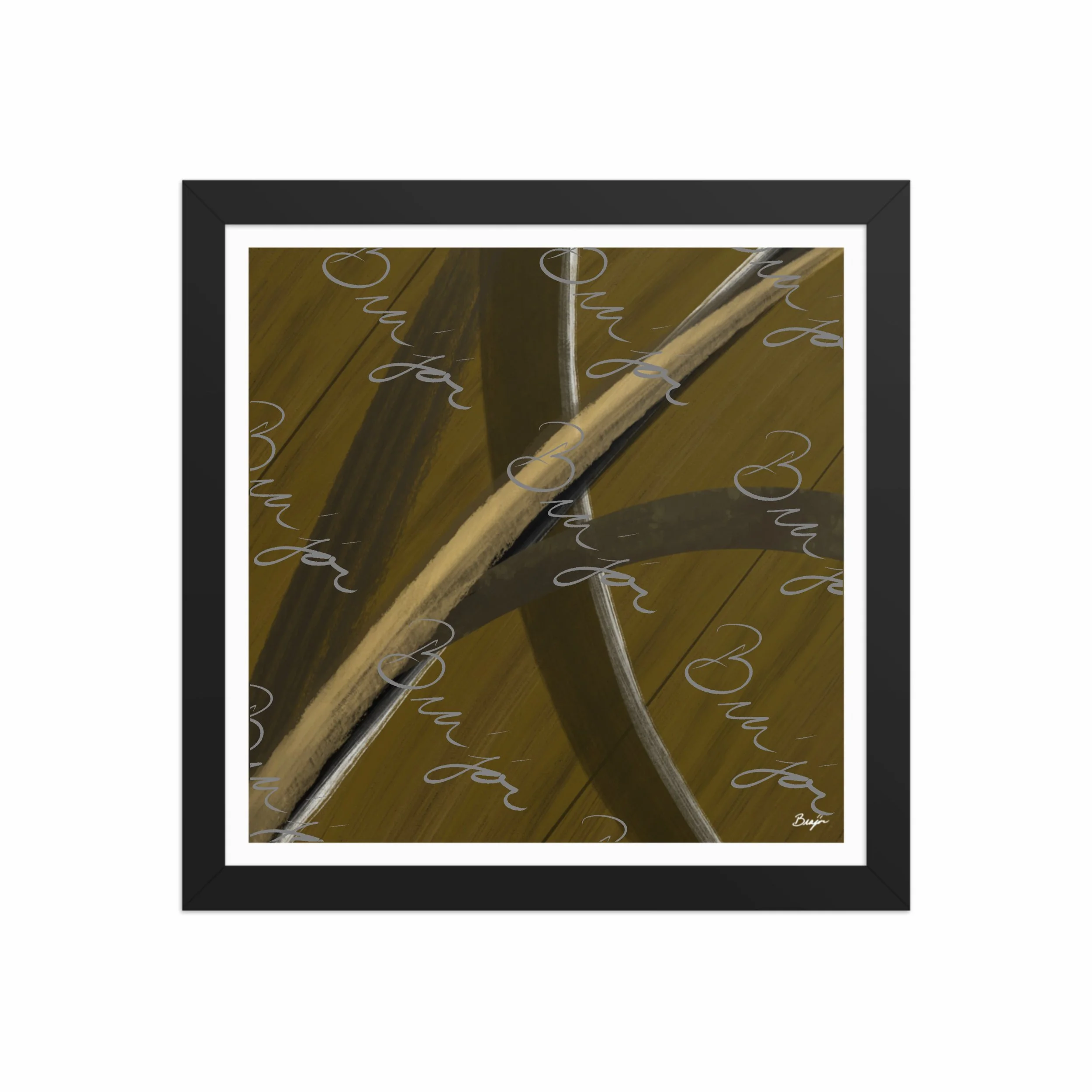 Framed Artwork - Title: Parting