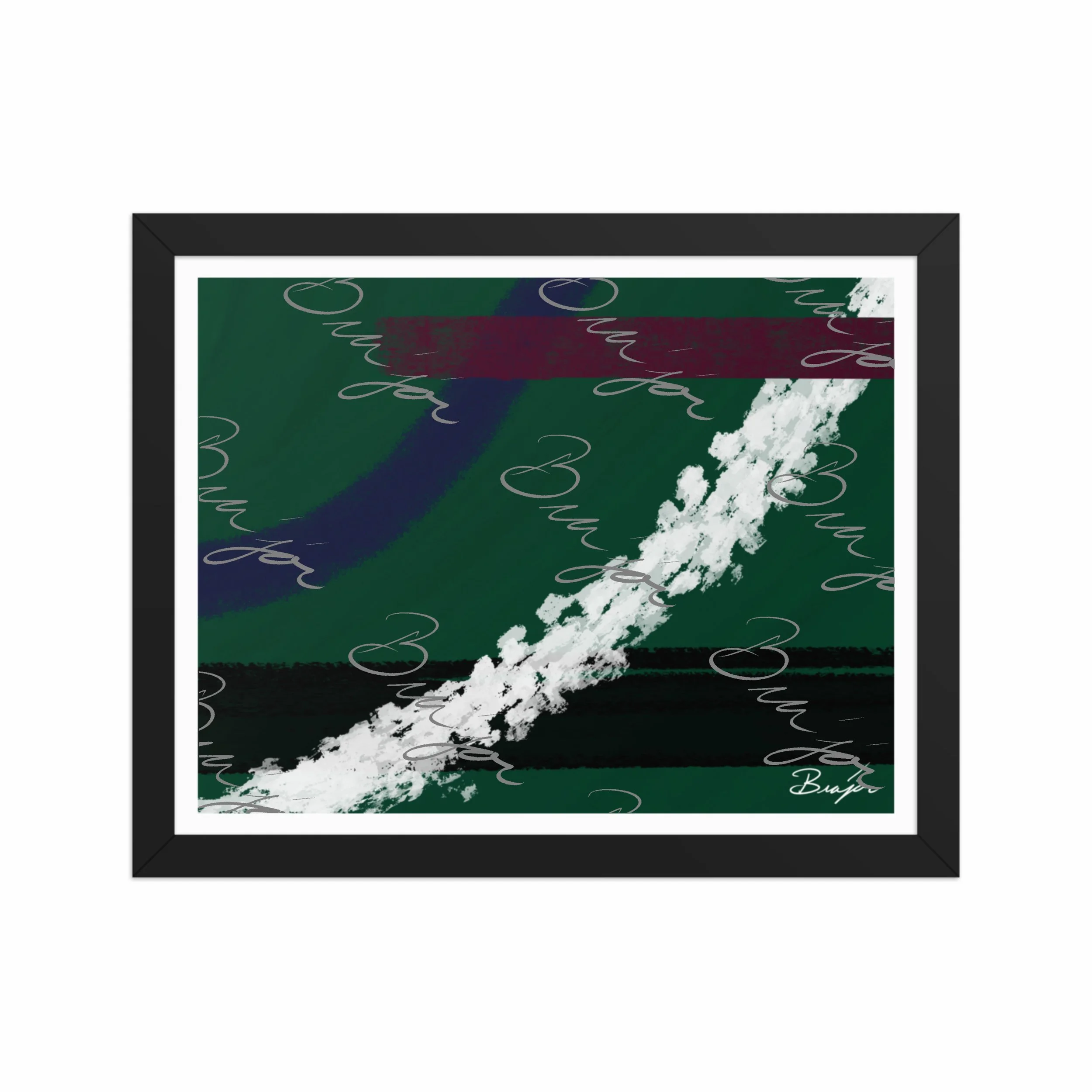 Framed Artwork - Title: Reconstruct