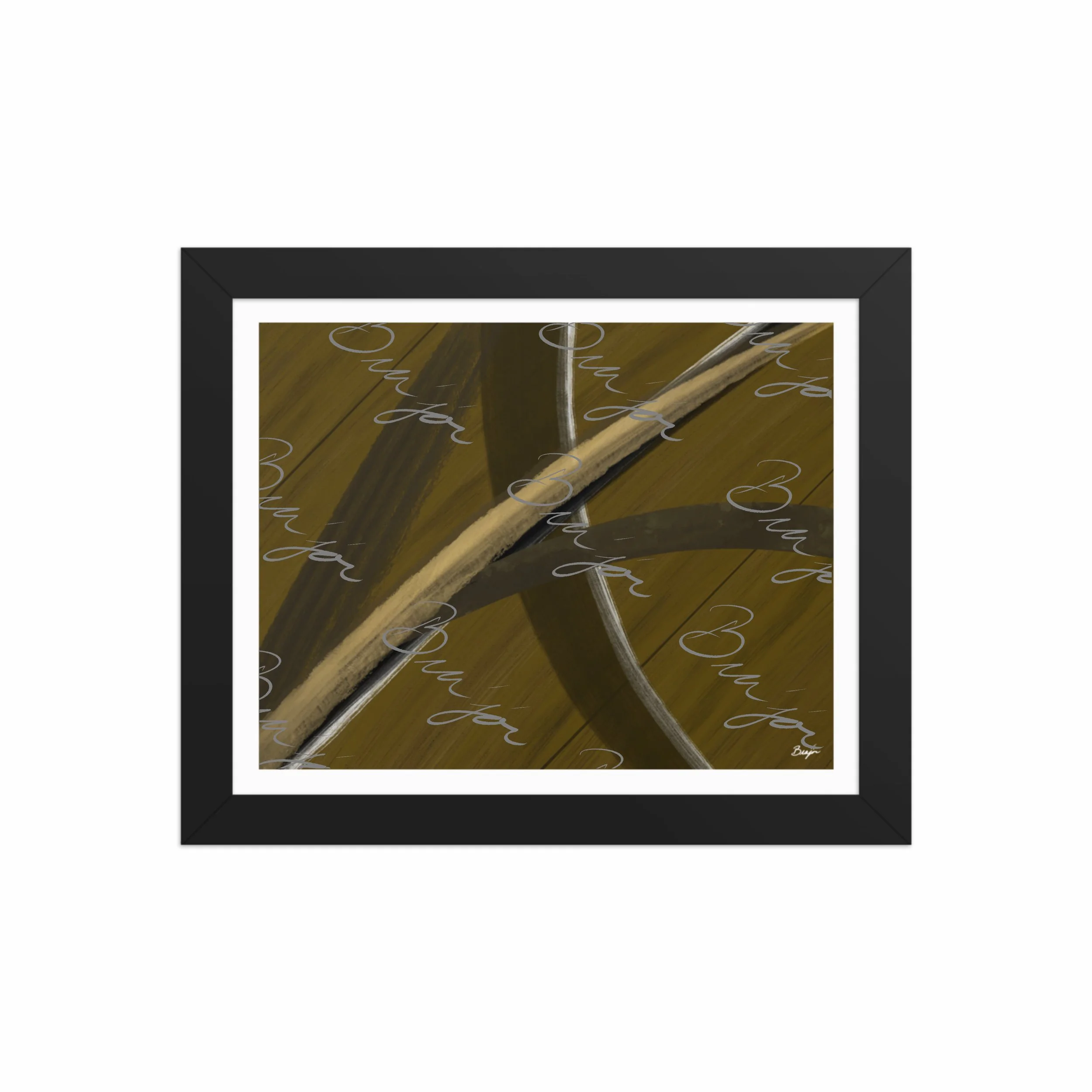 Framed Artwork - Title: Parting