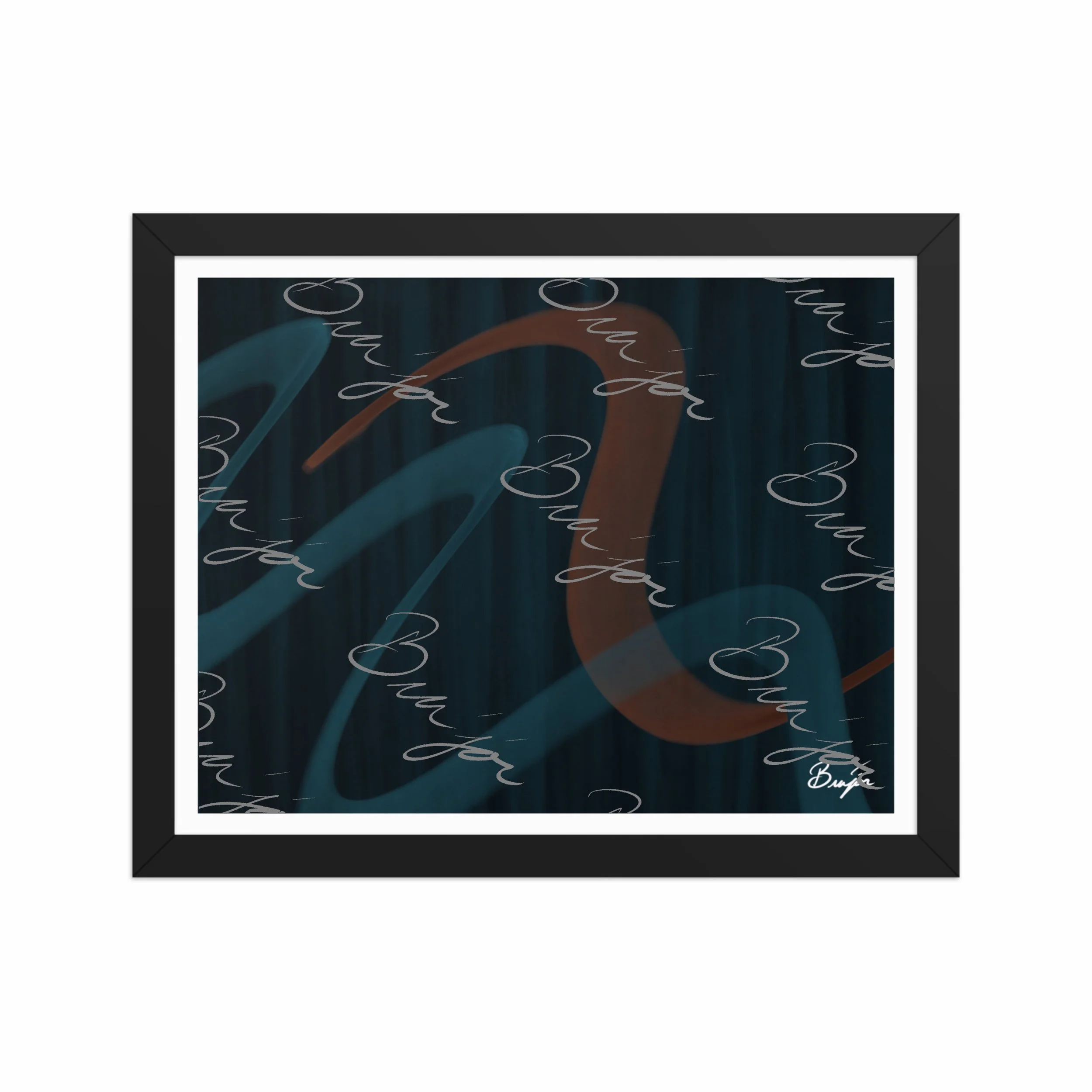 Framed Artwork - Title: Act