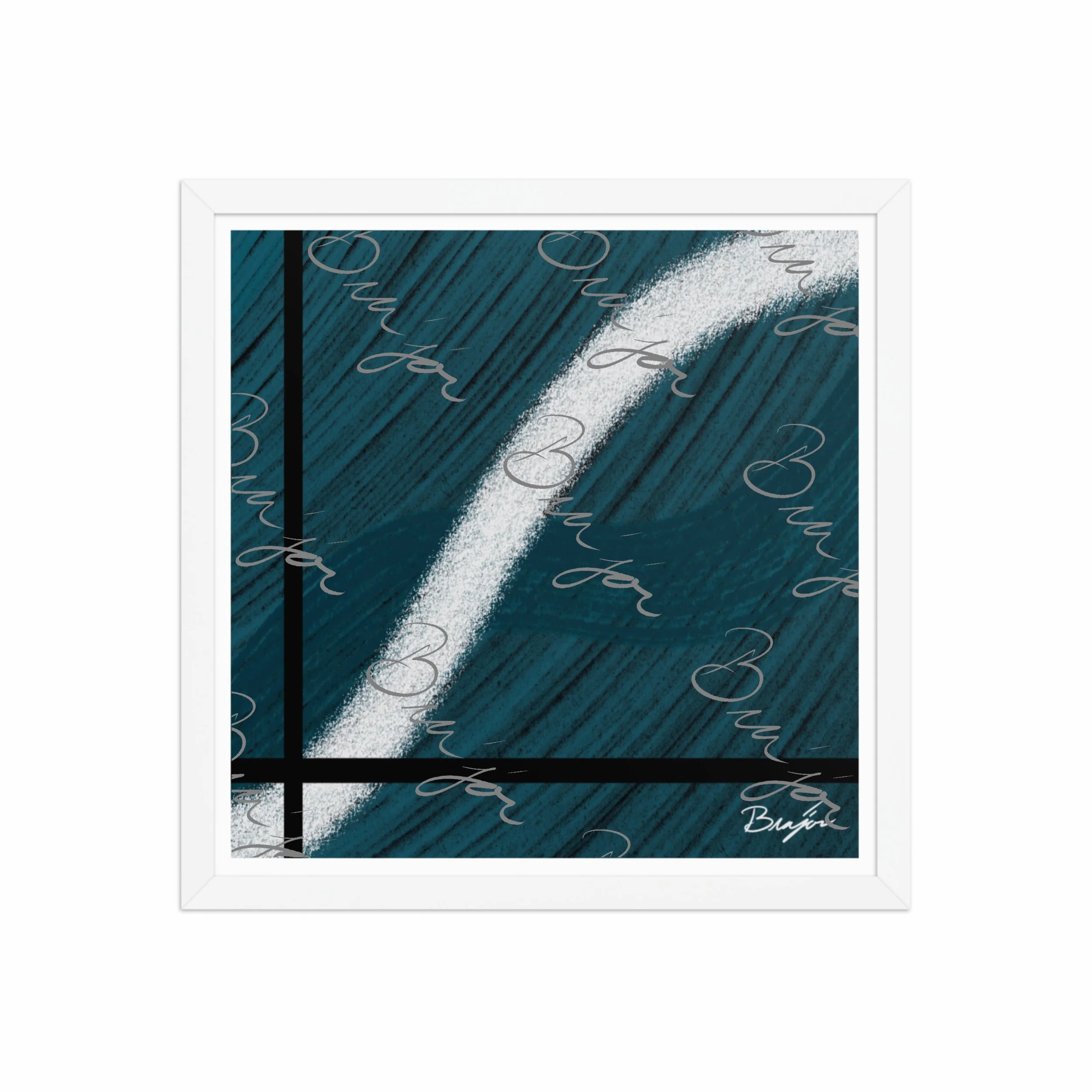 Framed Artwork - Title: The Storm